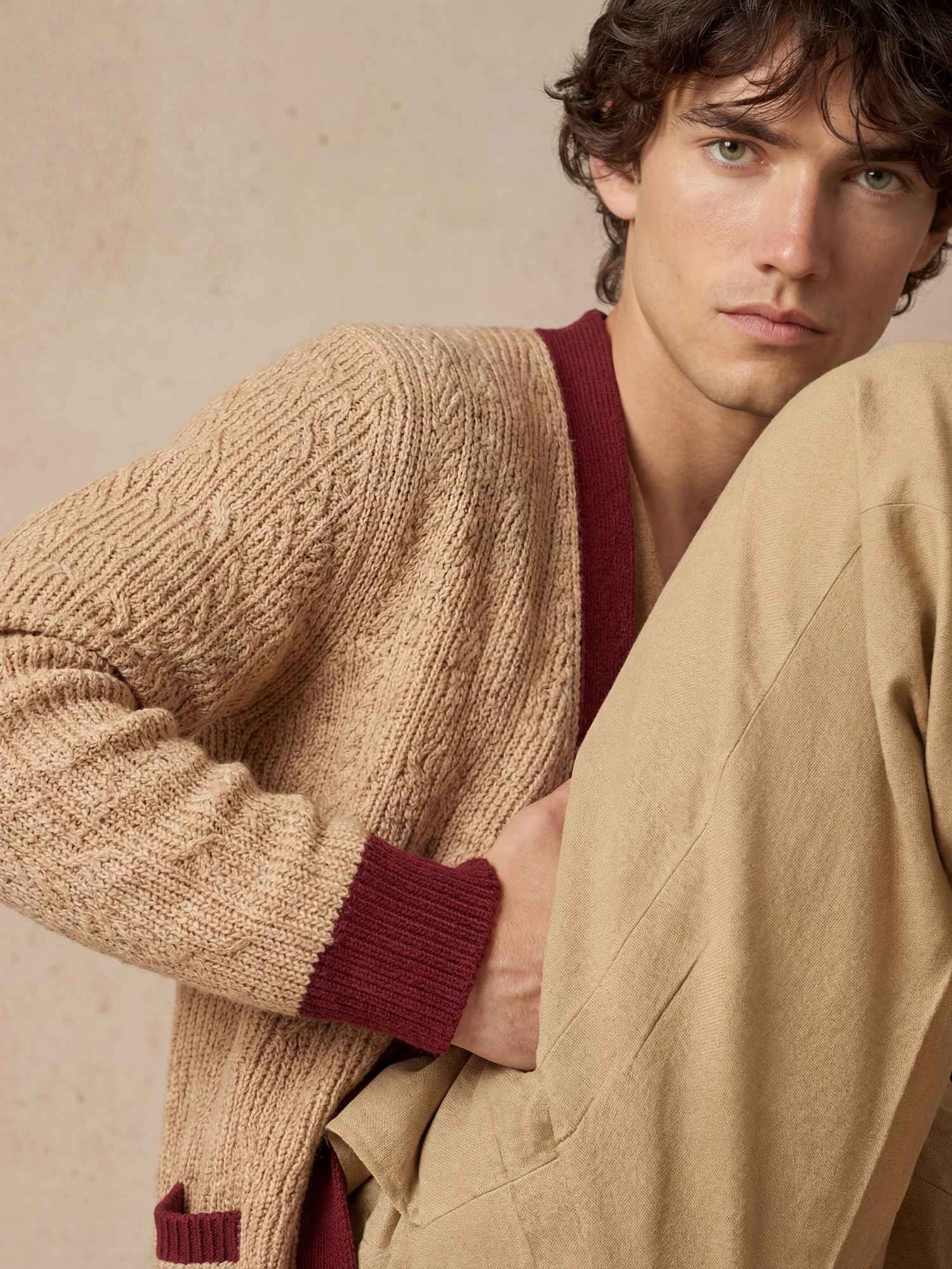 Ballantyne V-NECK CARDIGAN IN PURE COTTON - COD. B2K202 7C002 94032