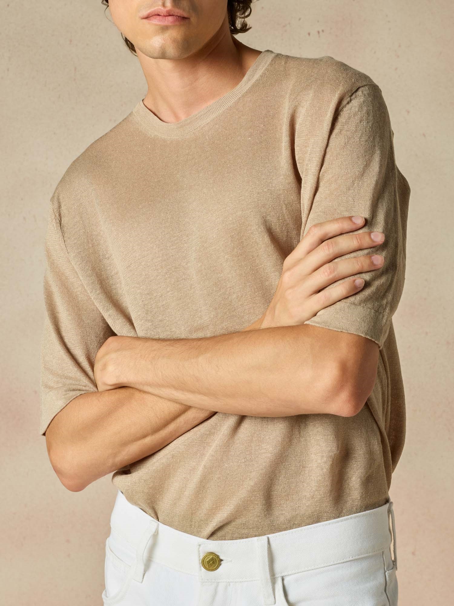 Ballantyne 100% LINEN T-SHIRT - COD. B2W025 14L14 14075