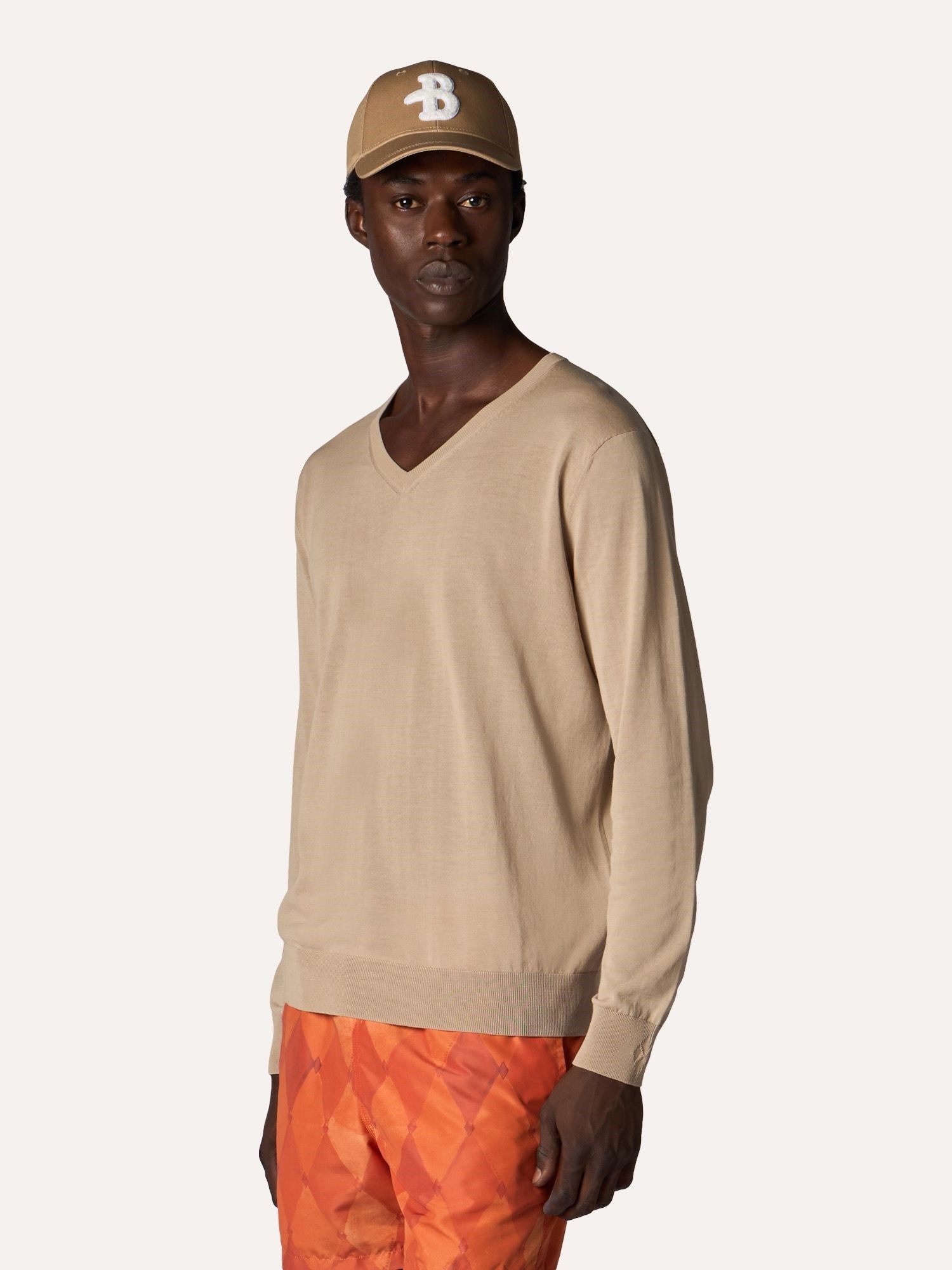 Ballantyne 100% COTTON V-NECK JUMPER - COD. B2P001 18C23 14280