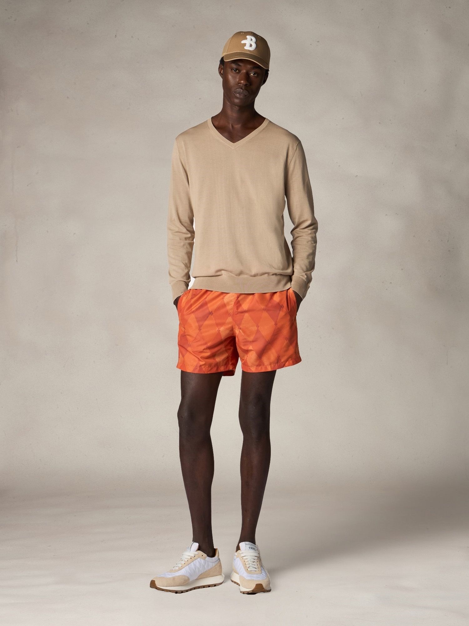 Ballantyne 100% COTTON V-NECK JUMPER - COD. B2P001 18C23 14280