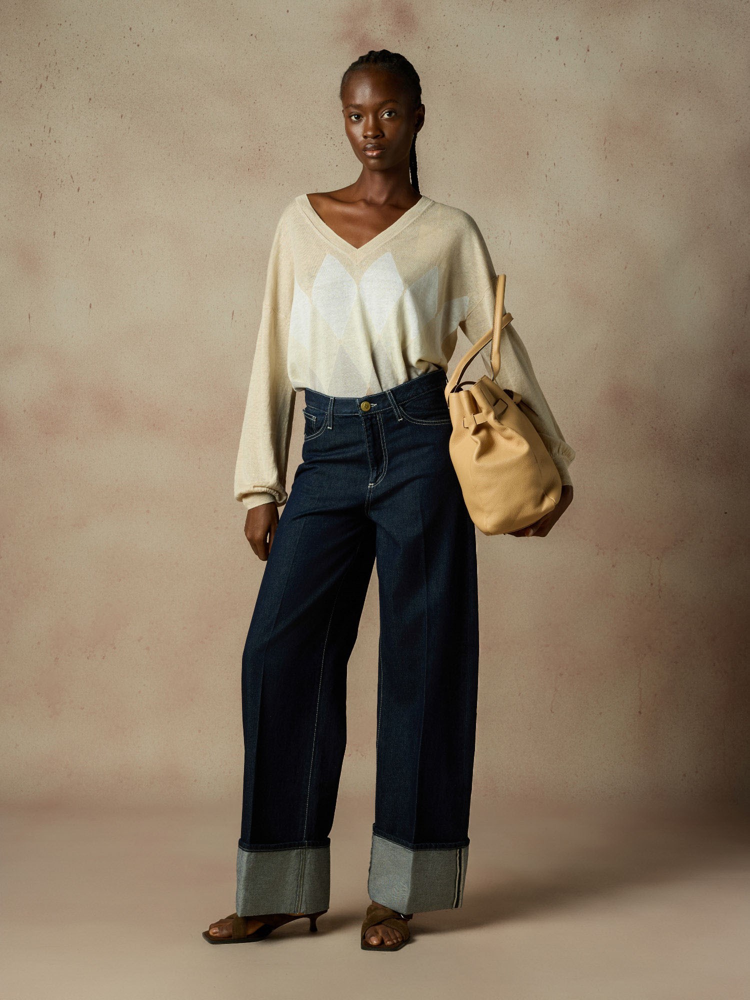 Ballantyne BOYFRIEND JEANS WITH MAXI CUFF - COD. BLT216 UCR01 13838