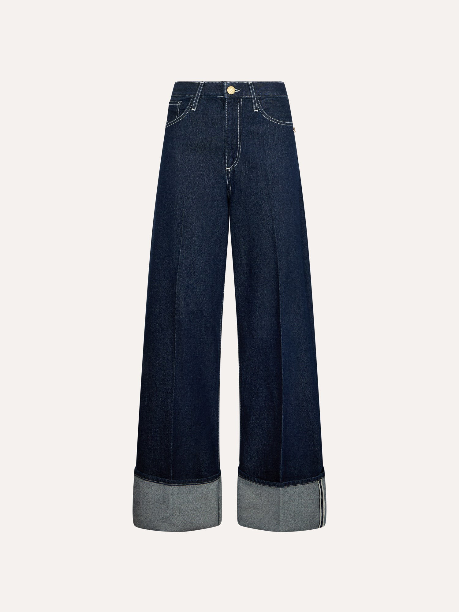 Ballantyne BOYFRIEND JEANS WITH MAXI CUFF - COD. BLT216 UCR01 13838
