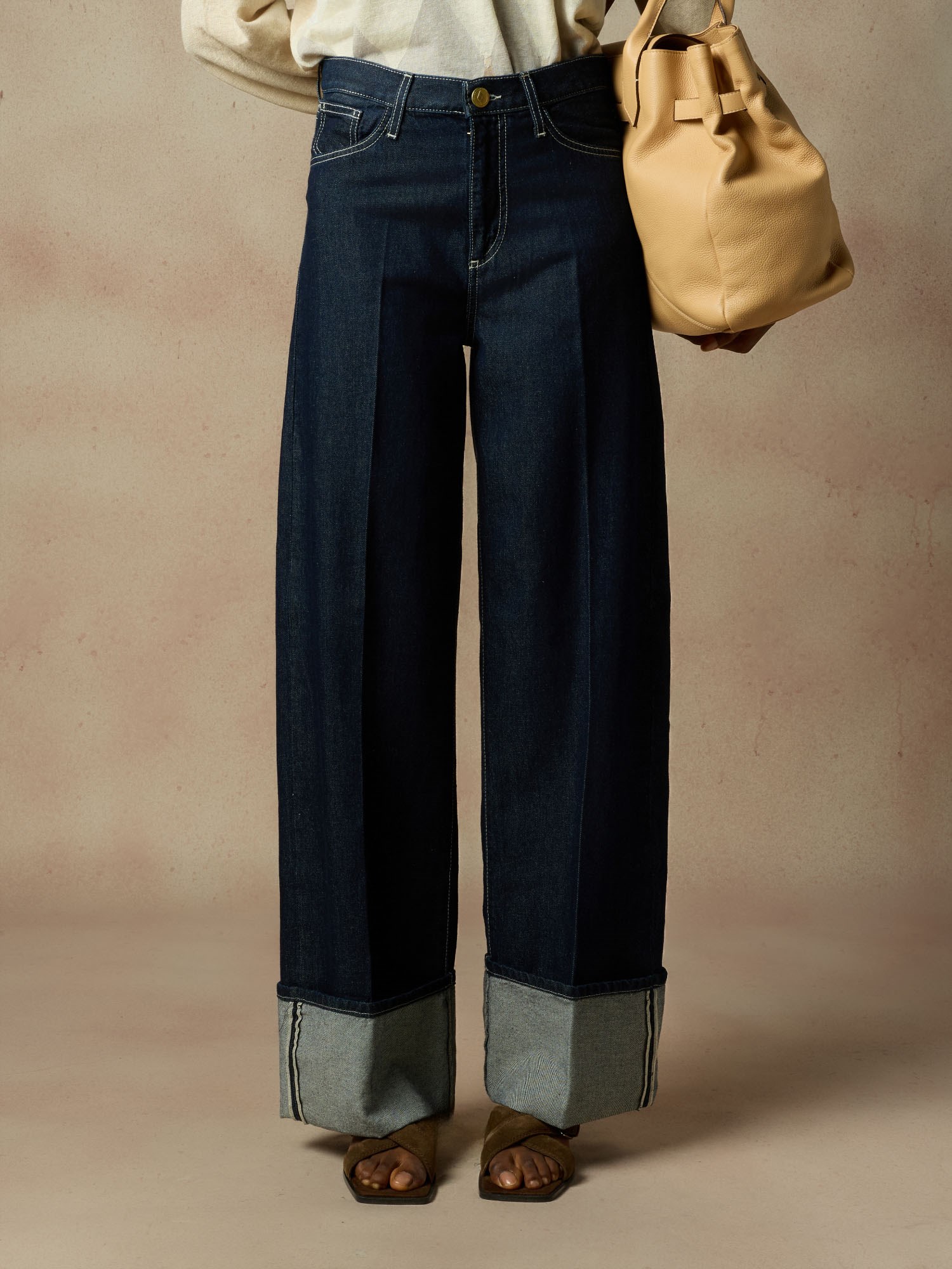 Ballantyne BOYFRIEND JEANS WITH MAXI CUFF - COD. BLT216 UCR01 13838