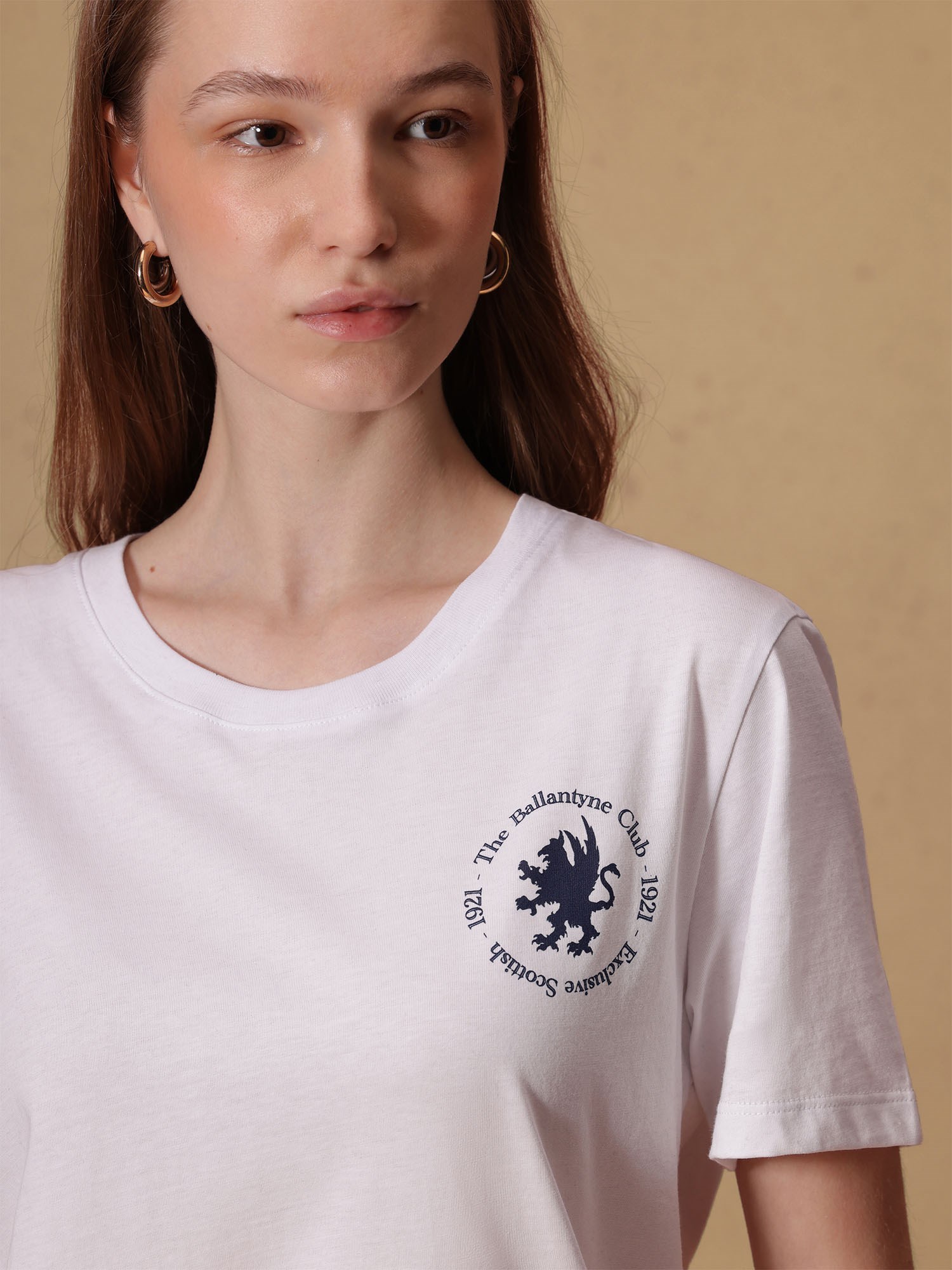 Ballantyne T-SHIRT WITH CREST - COD. BLW238 UCTH4 10156