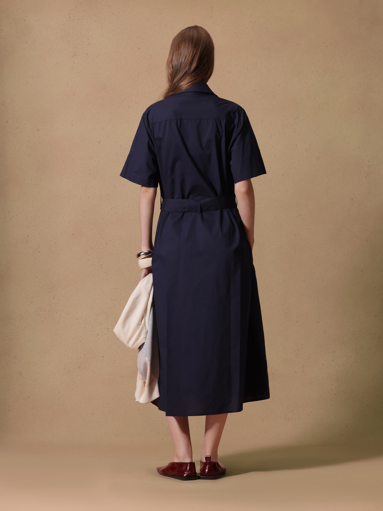 Ballantyne BELTED WRAP DRESS IN PURE COTTON - COD. BLD253 UCT1D 13777