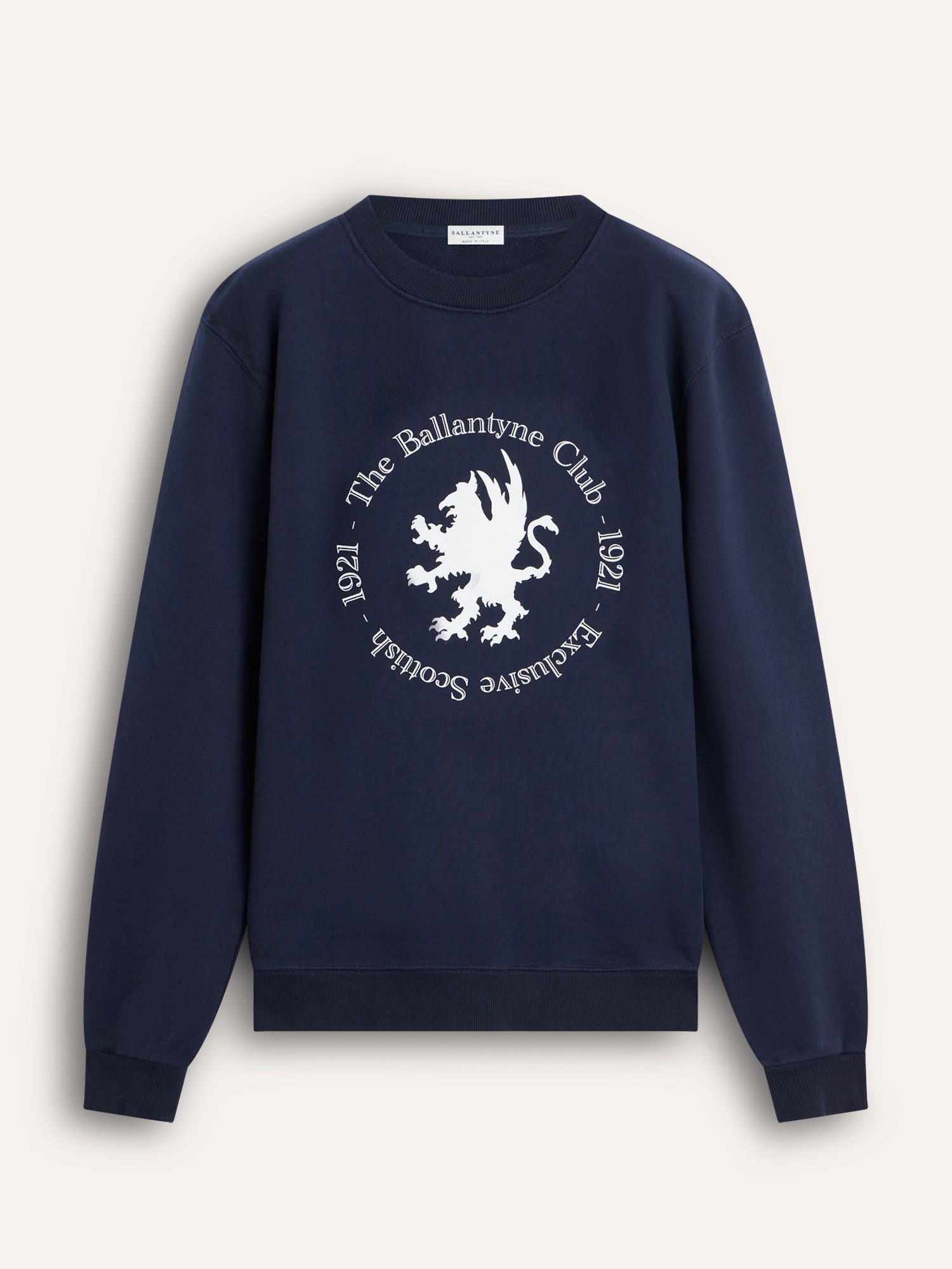 Ballantyne COTTON SWEATSHIRT WITH CREST - COD. BMW274 UCT96 13777