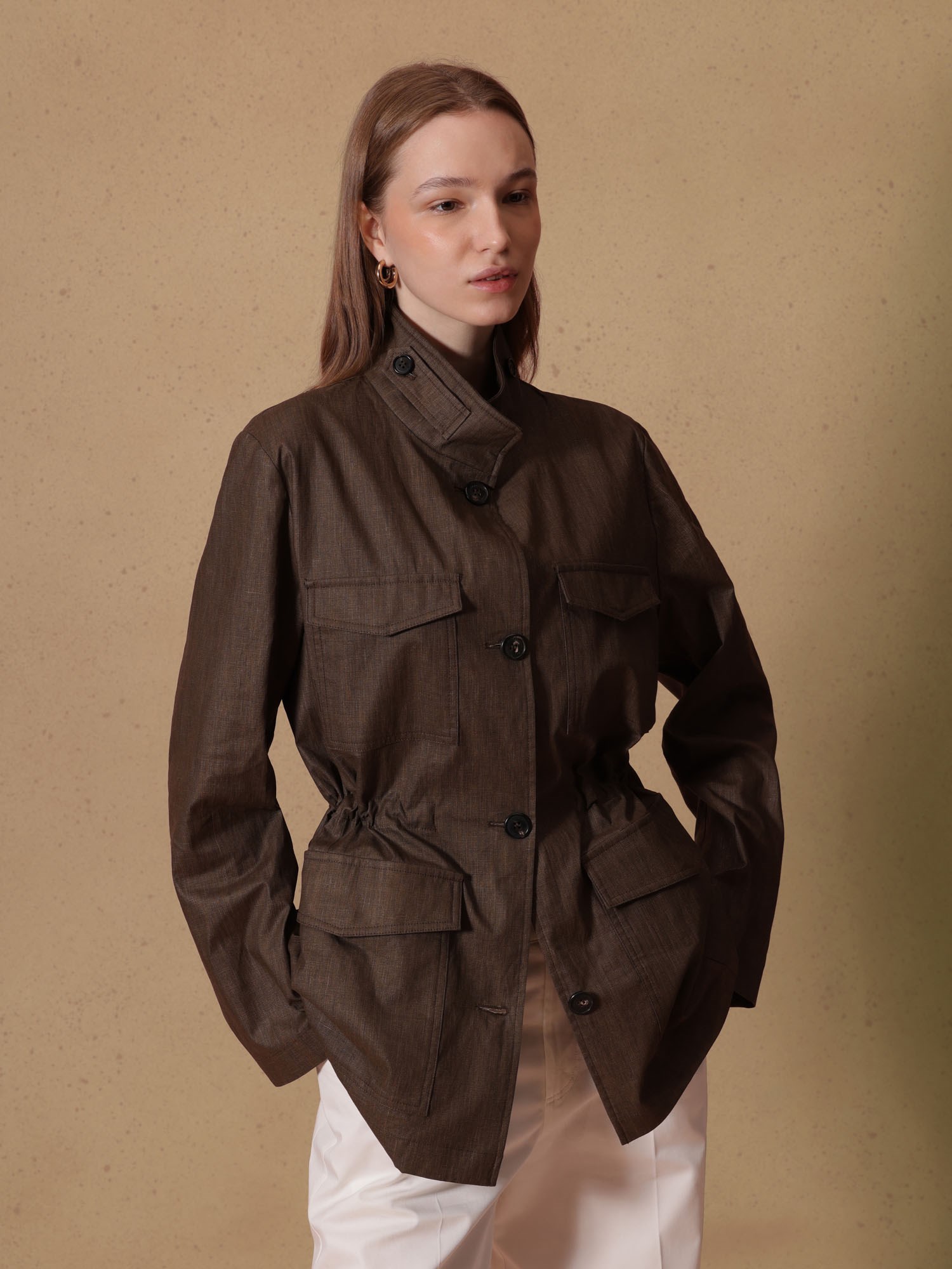 Ballantyne FIELD JACKET IN LINO - COD. BLJ066 ULI06 14792