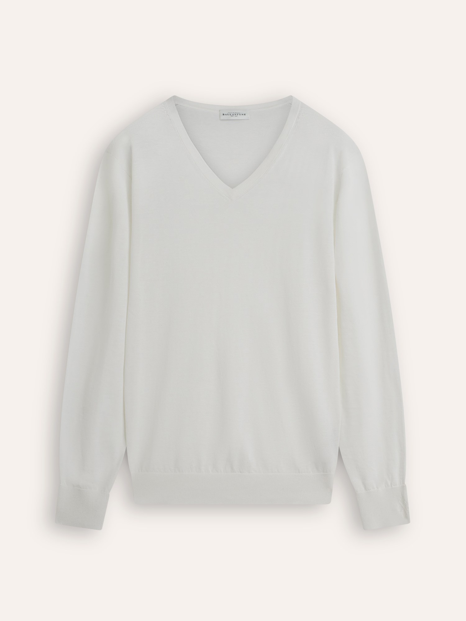Ballantyne V NECK IN 100% ULTRALIGHT COTTON - COD. B2P001 18C23 10144