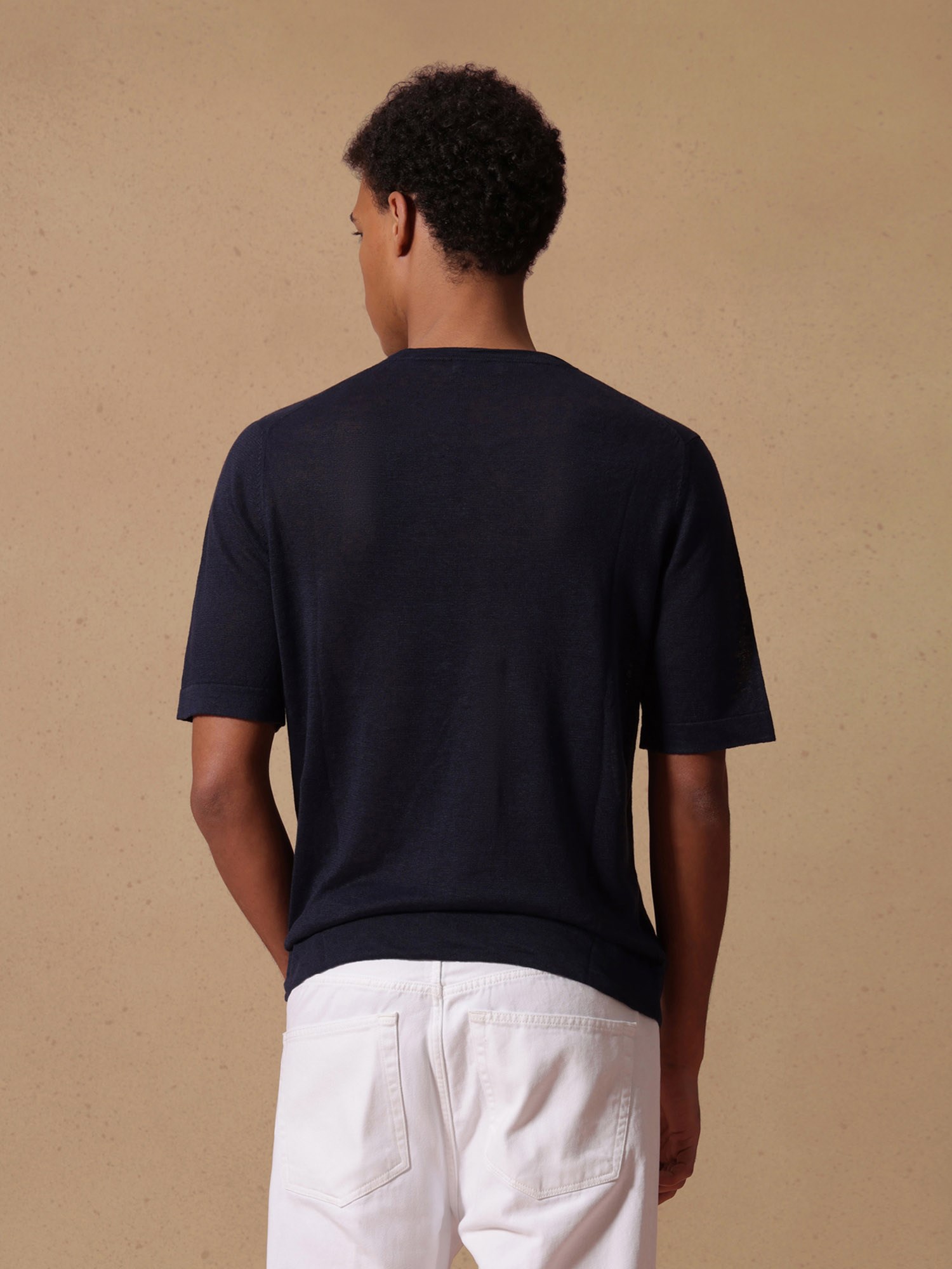 Ballantyne SHORT SLEEVED SHIRT IN 100% LINEN - COD. B2W025 14L14 13777