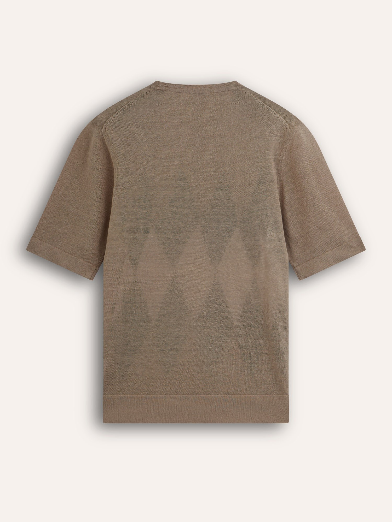 Ballantyne KLASSISCHES RAUTEN-KURZARMSHIRT AUS LEINEN UND BAUMWOLLE - COD. B2W025 14L20 94141