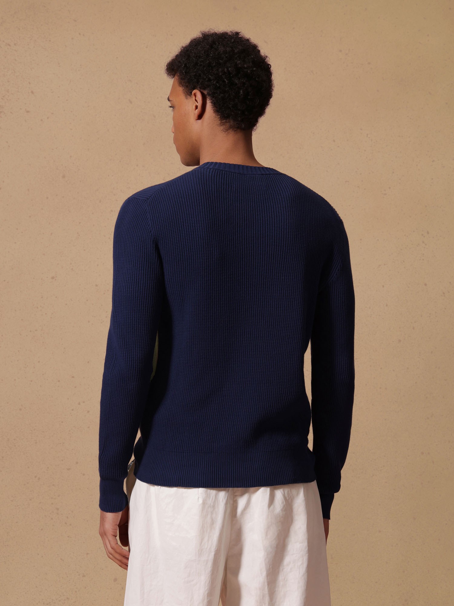 Ballantyne ROUND NECK DIAMOND JUMPER IN 100% COTTON - COD. B2P000 14C05 93565
