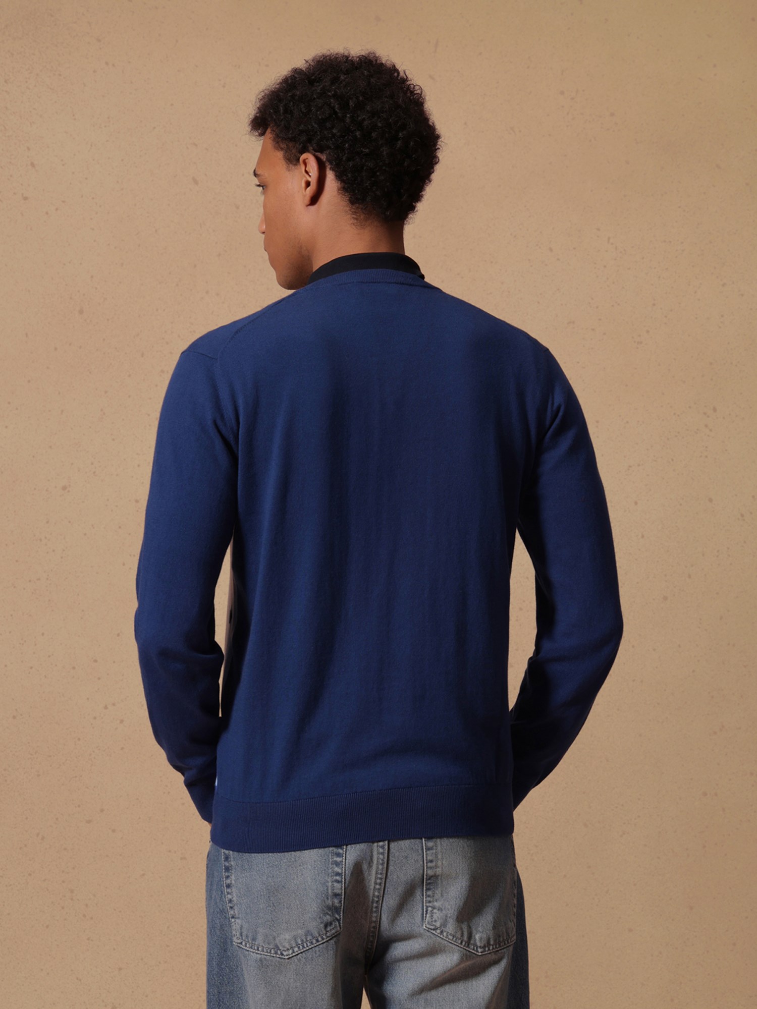 Ballantyne ROMBO CLASSICO GIROCOLLO IN COTONE E CASHMERE - COD. B2P000 14CA8 93536