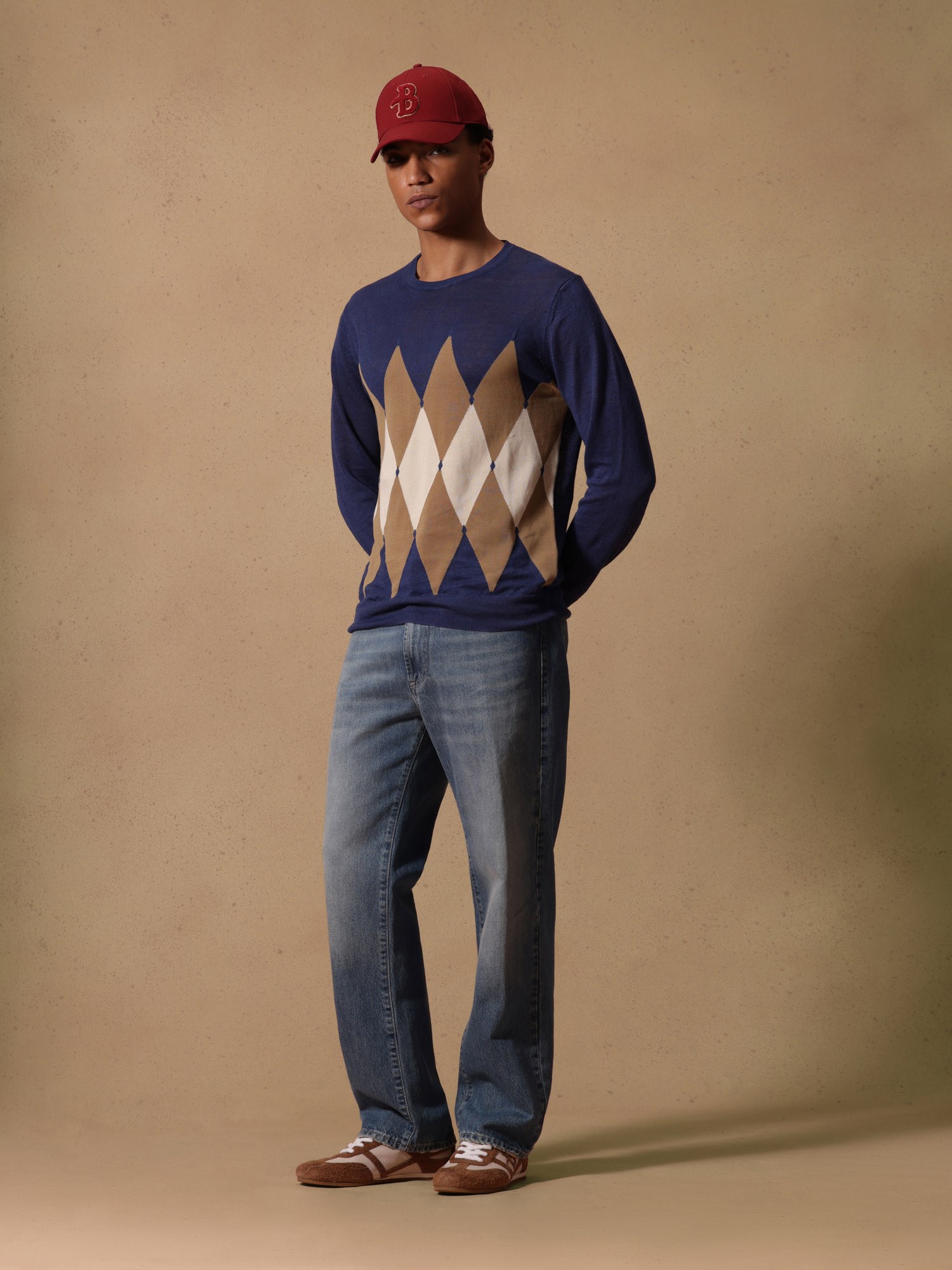 Ballantyne ROUNDNECK JUMPER IN LINEN COTTON BLEND - COD. B2P000 14L20 93541