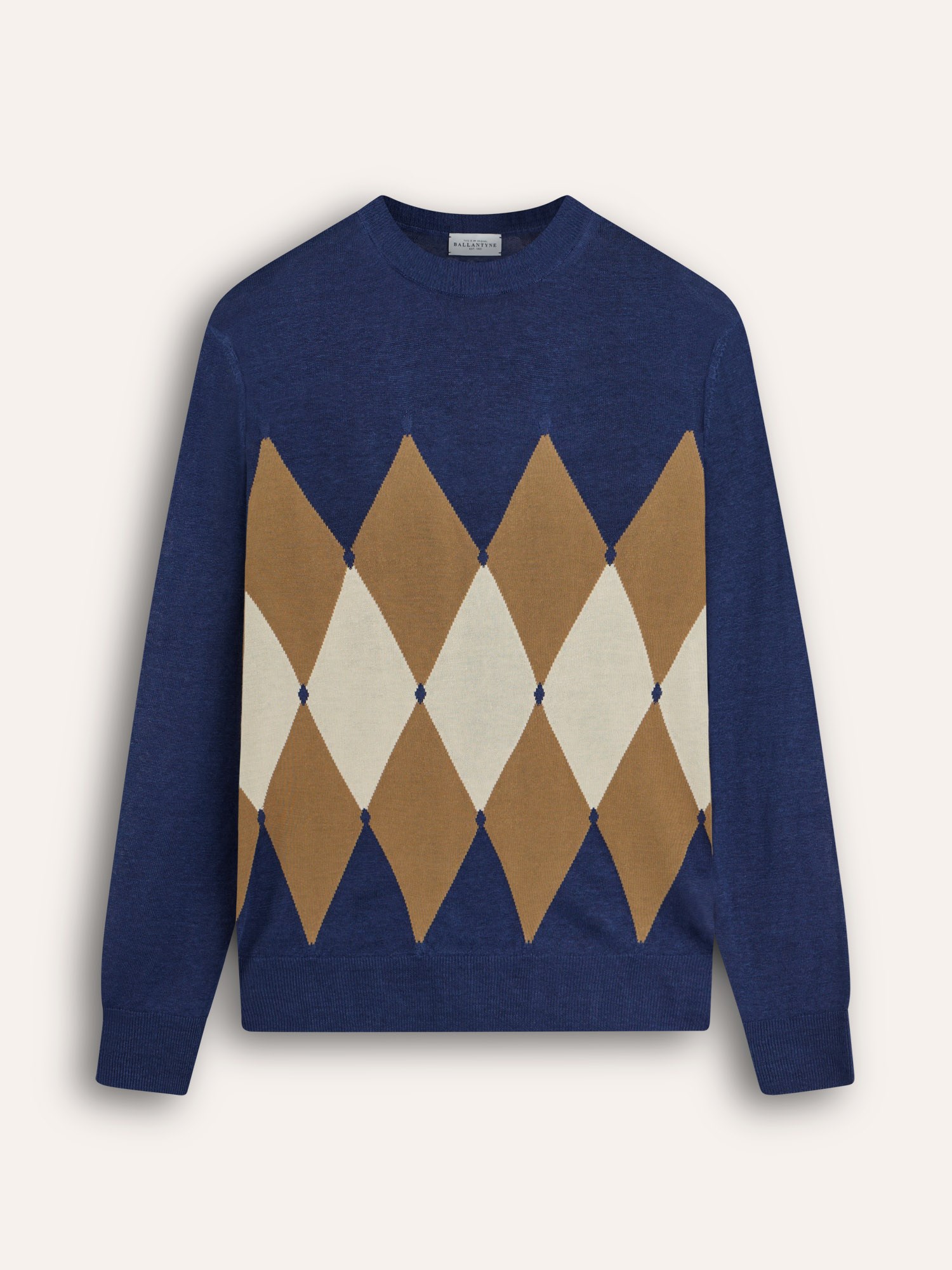 Ballantyne ROUNDNECK JUMPER IN LINEN COTTON BLEND - COD. B2P000 14L20 93541