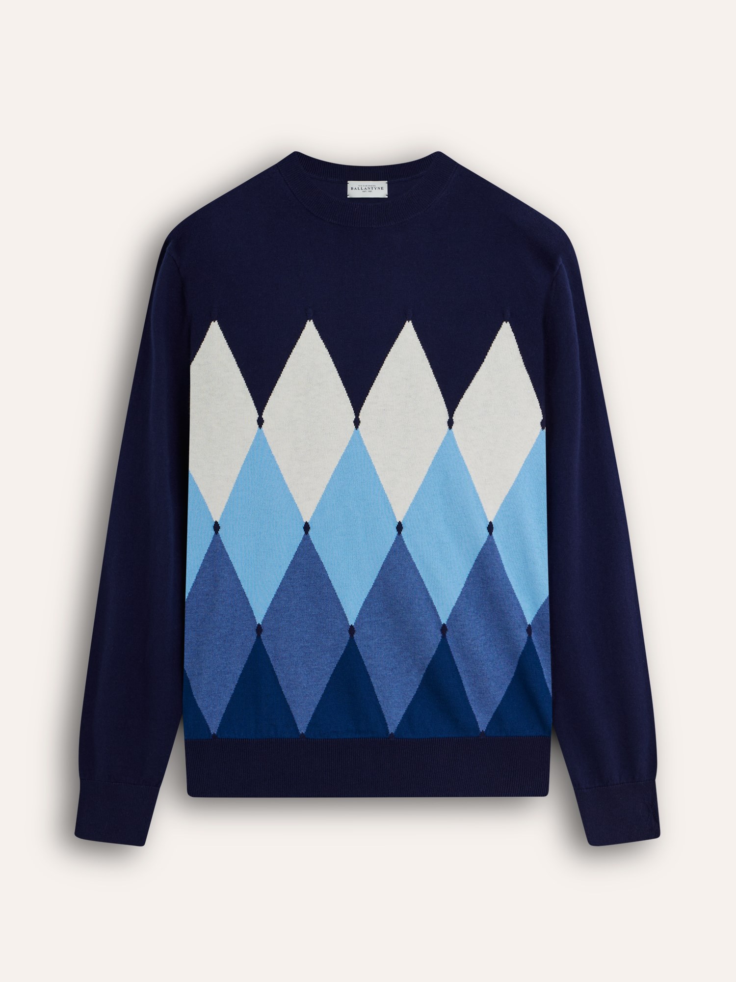 Ballantyne CLASSIC ROUNDNECK JUMPER IN COTTON CASHMERE - COD. B2P000 14CA8 93535