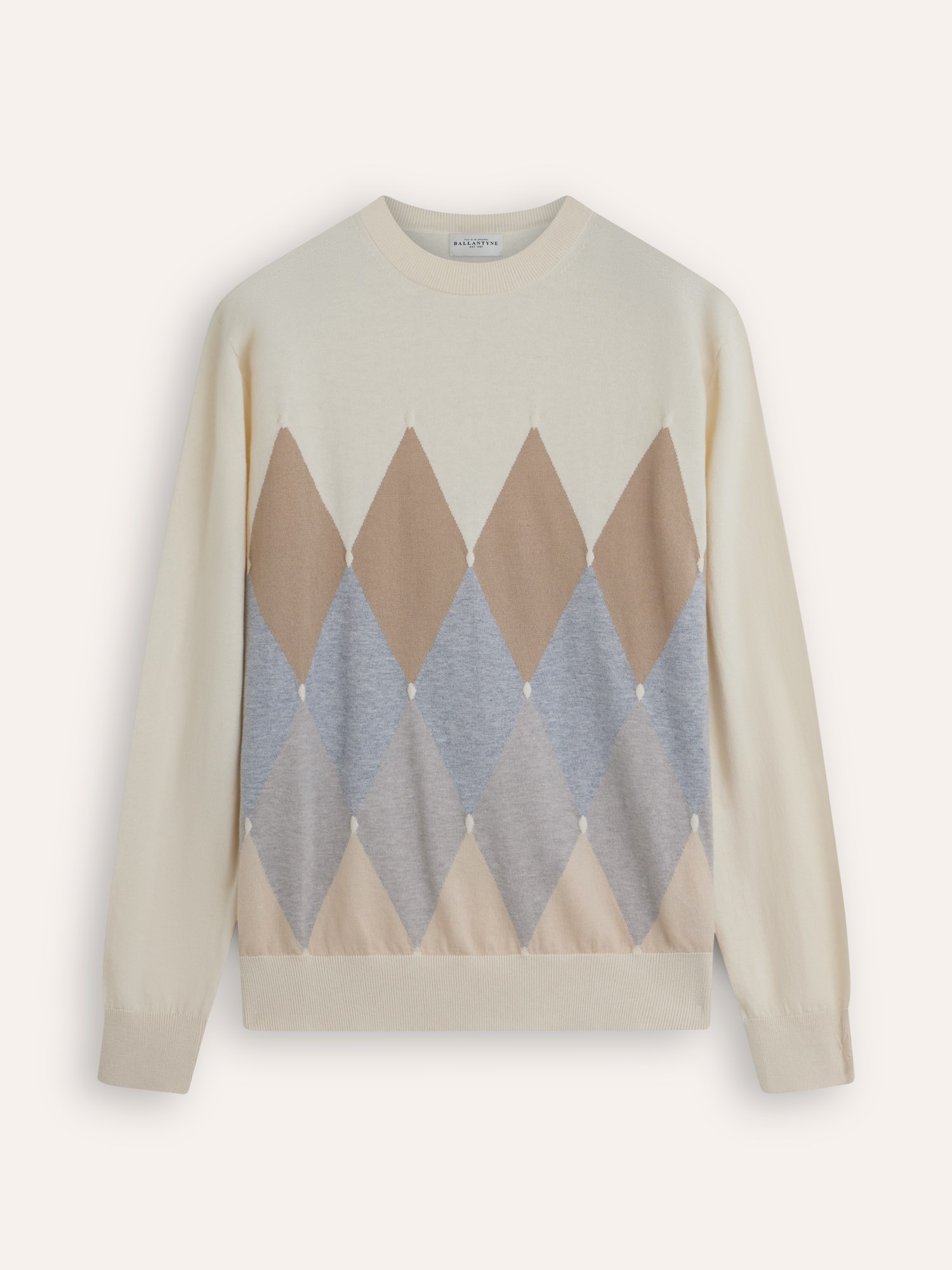 Ballantyne ROUNDNECK JUMPER IN COTTON CASHMERE BLEND - COD. B2P000 14CA8 98011