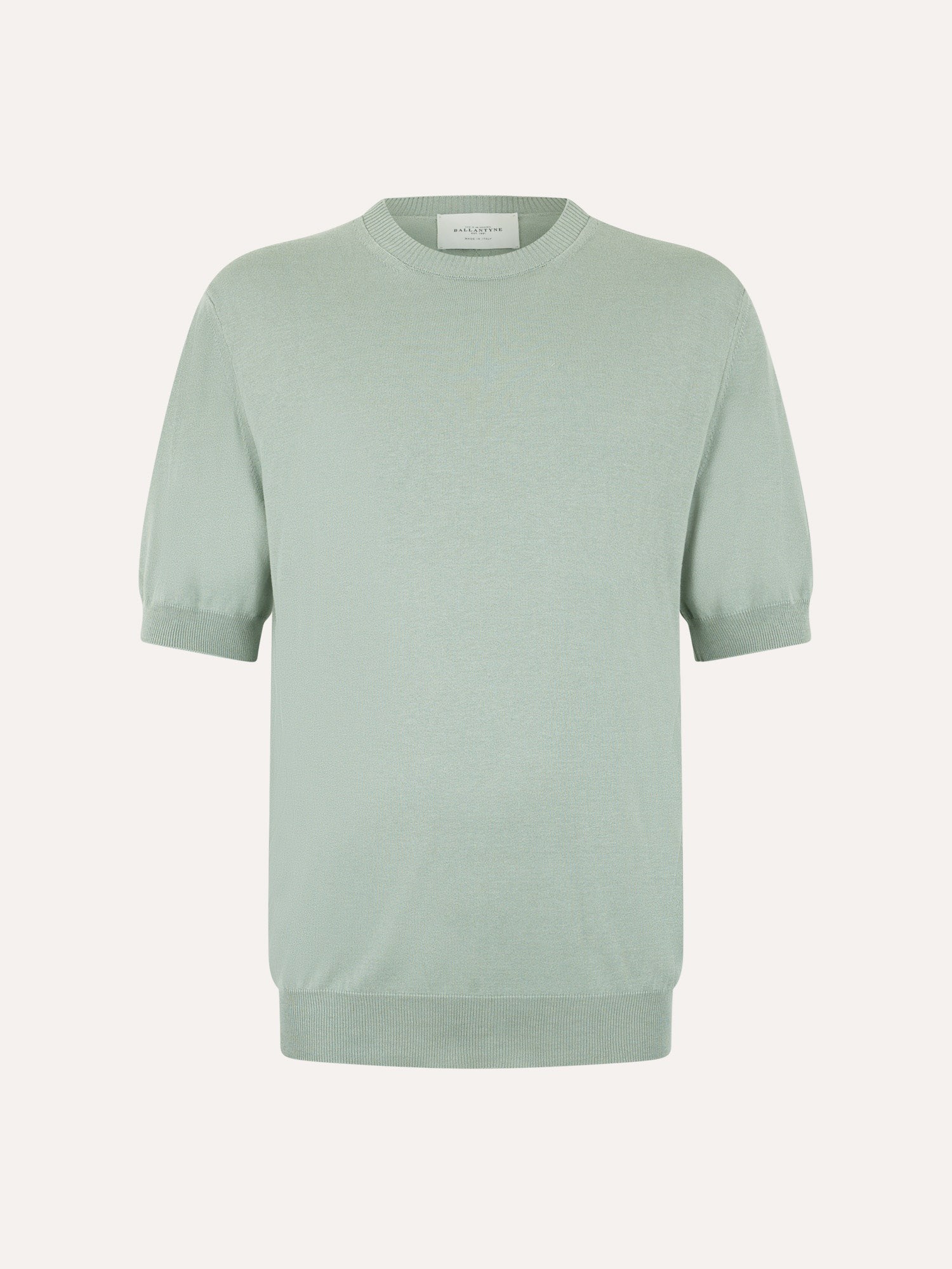 Ballantyne SHORT SLEEVE SILK AND COTTON T-SHIRT - COD. B2W208 14S06 12527