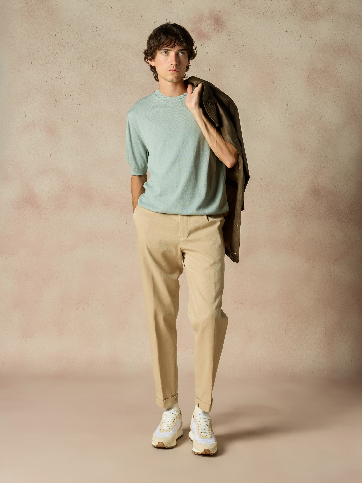 Ballantyne SHORT SLEEVE SILK AND COTTON T-SHIRT - COD. B2W208 14S06 12527