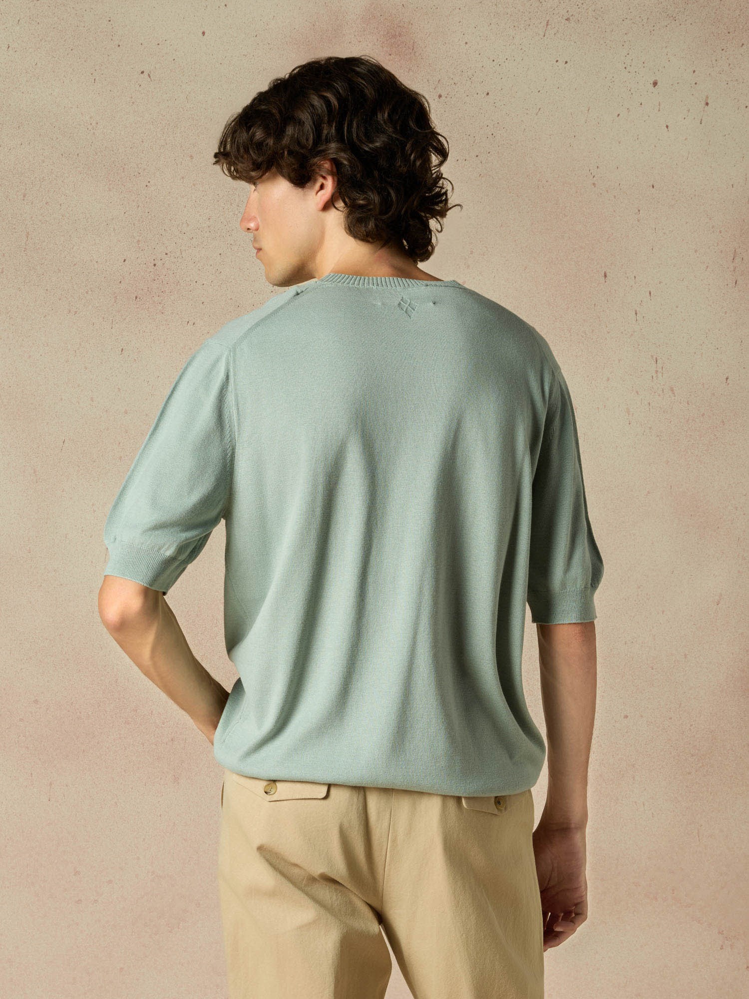Ballantyne SHORT SLEEVE SILK AND COTTON T-SHIRT - COD. B2W208 14S06 12527