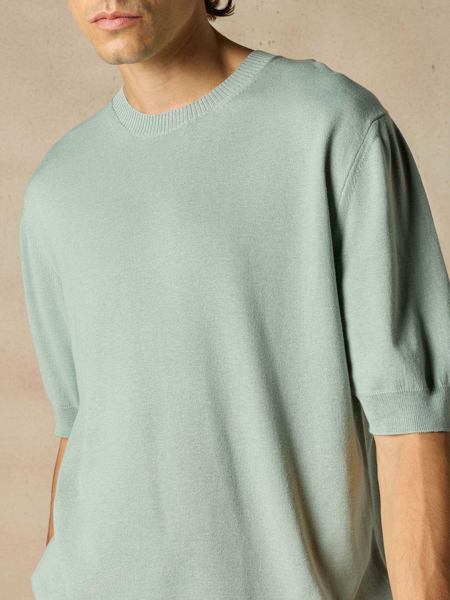 Ballantyne SHORT SLEEVE SILK AND COTTON T-SHIRT - COD. B2W208 14S06 12527