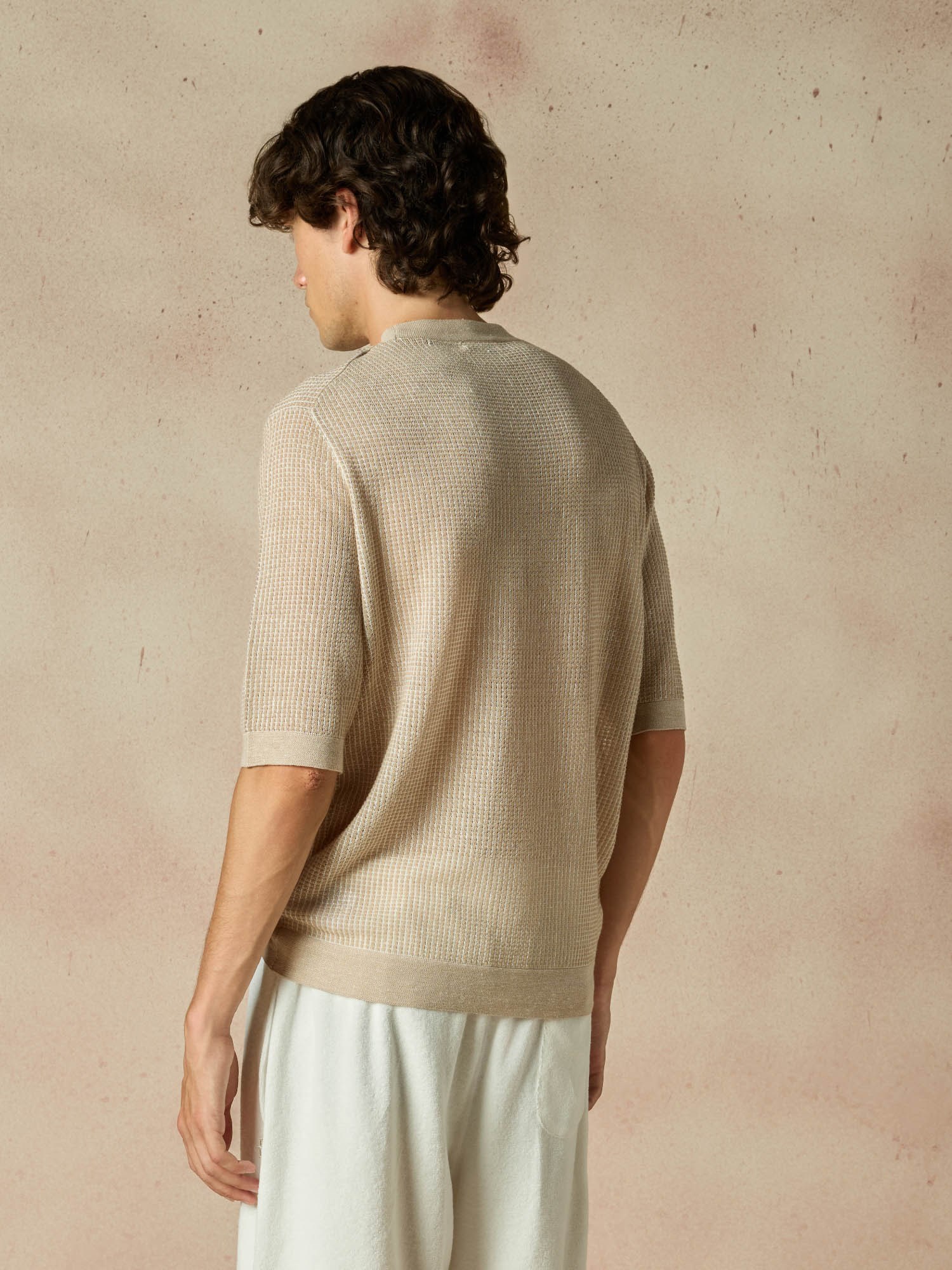 Ballantyne T-SHIRT IN COTTON LINEN BLEND - COD. B2W229 14CZ9 94081
