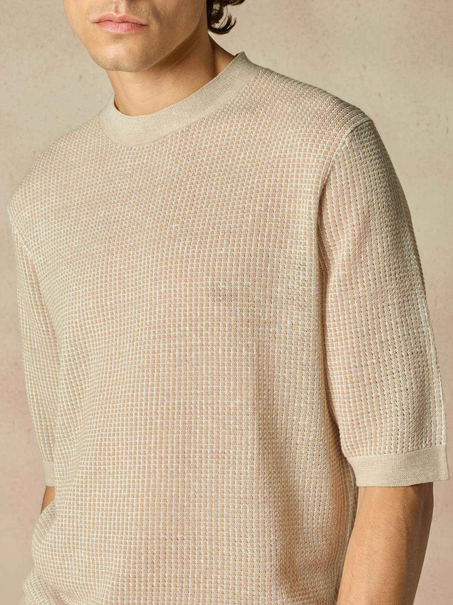 Ballantyne T-SHIRT IN COTTON LINEN BLEND - COD. B2W229 14CZ9 94081