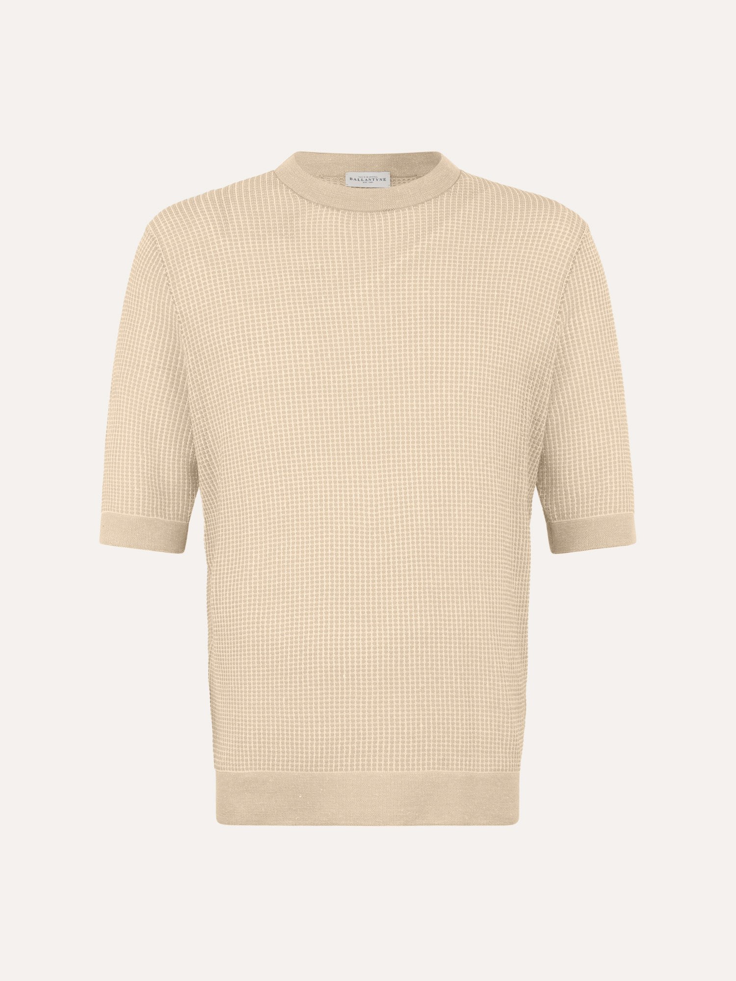 Ballantyne T-SHIRT IN COTTON LINEN BLEND - COD. B2W229 14CZ9 94081