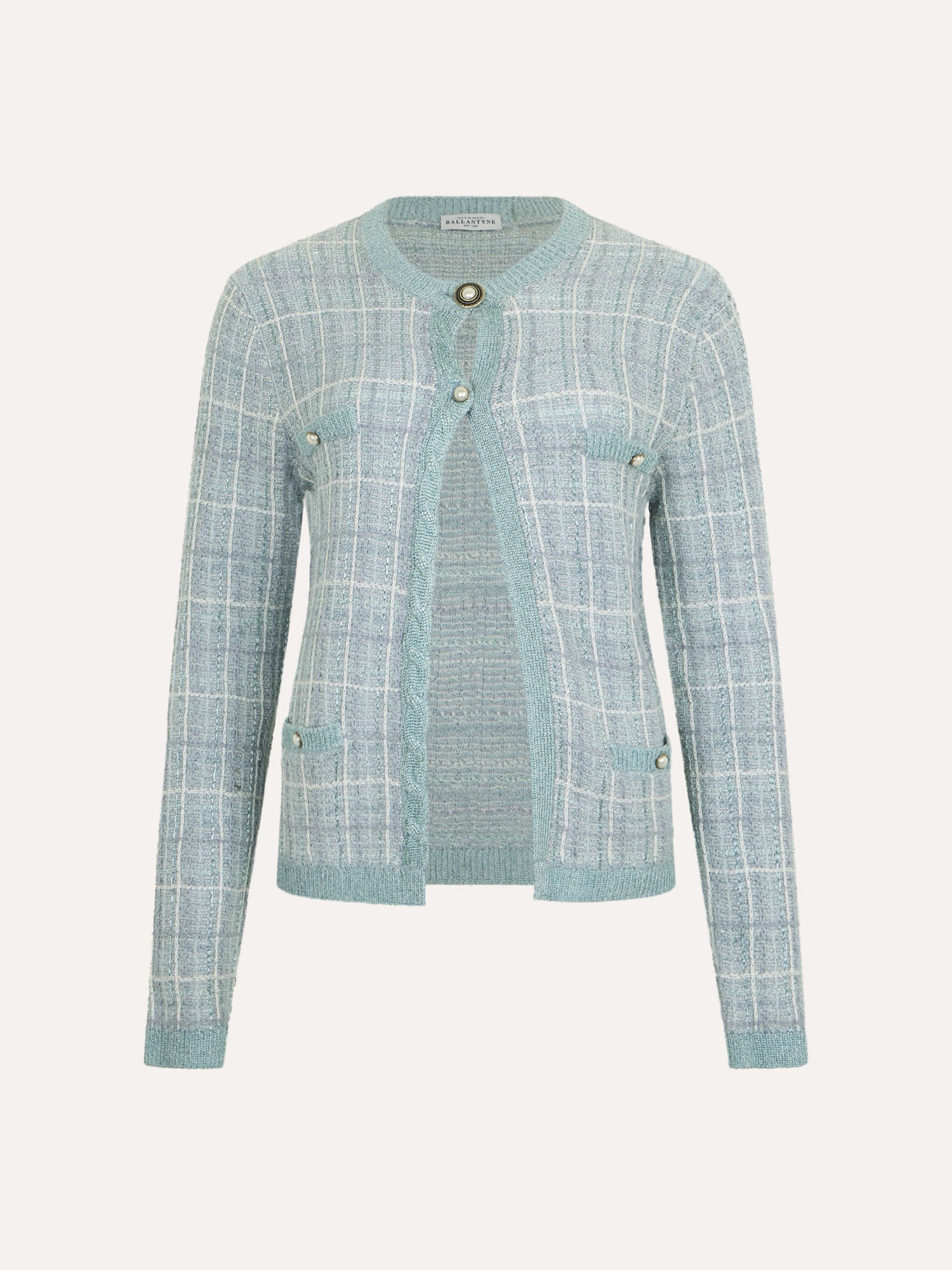 Ballantyne TWEED CARDIGAN - COD. B1K410 7V002 93849