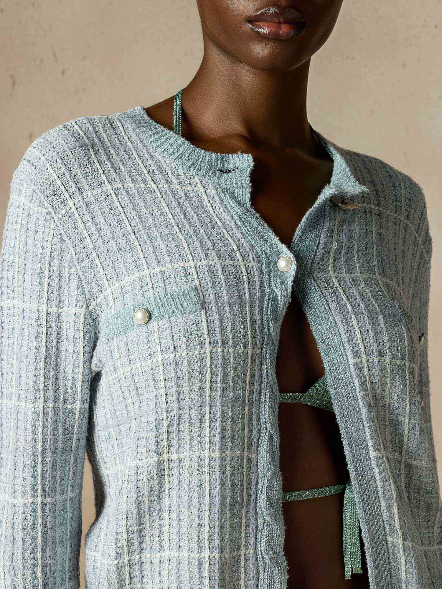 Ballantyne TWEED CARDIGAN - COD. B1K410 7V002 93849