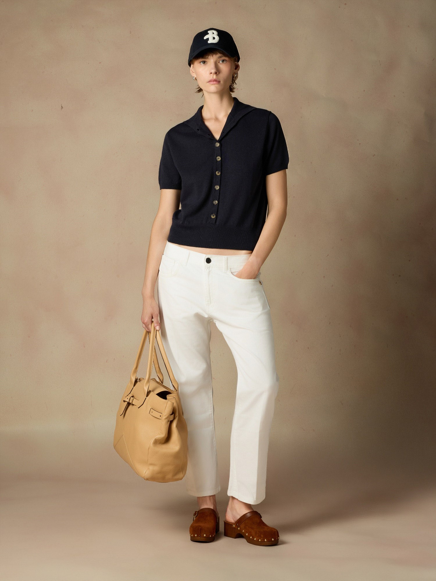 Ballantyne BUTTON DOWN POLO-SHIRT AUS BAUMWOLLE UND LEINEN - COD. B1W310 12C05 13777