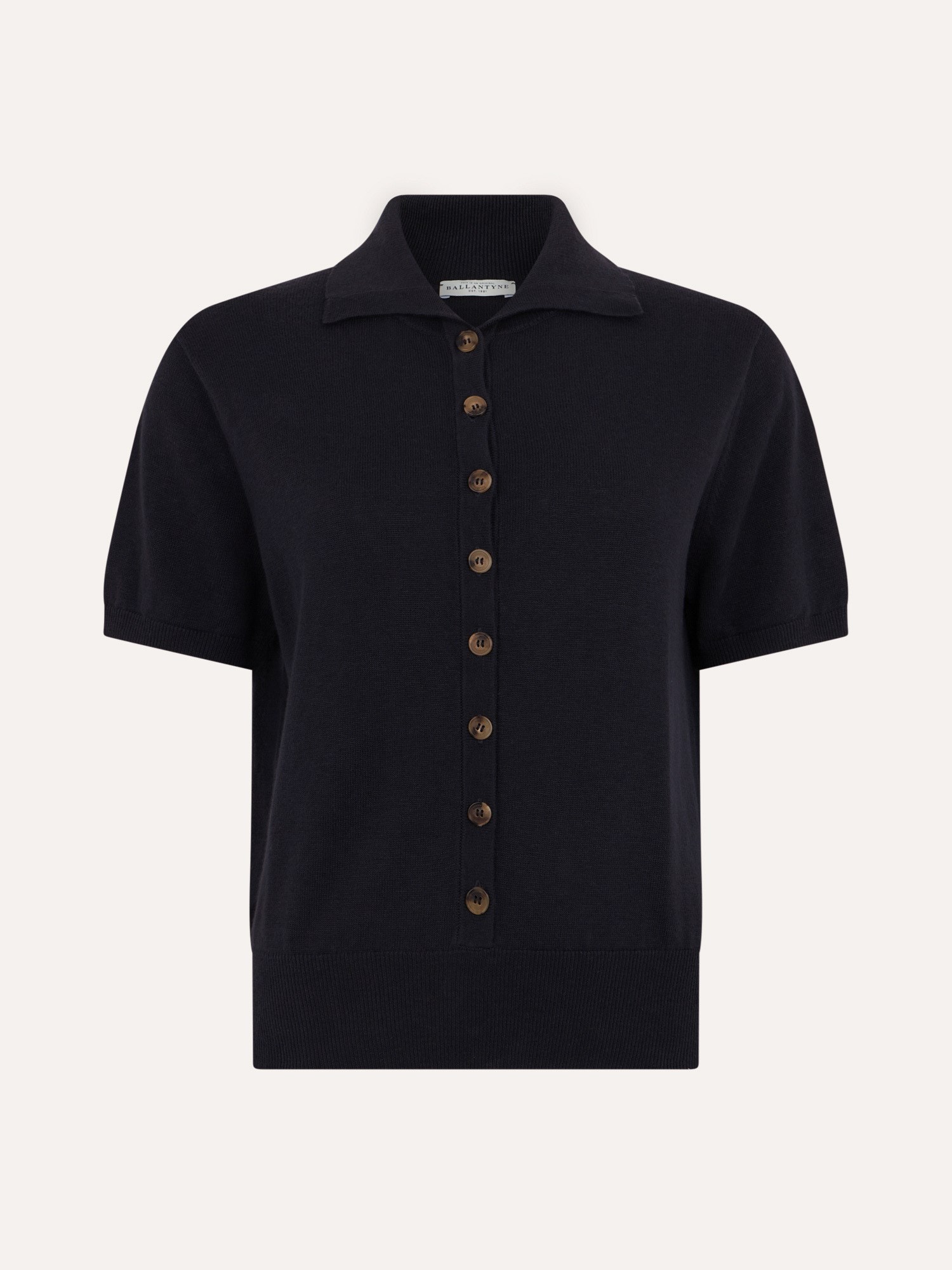 Ballantyne BUTTON DOWN POLO-SHIRT AUS BAUMWOLLE UND LEINEN - COD. B1W310 12C05 13777