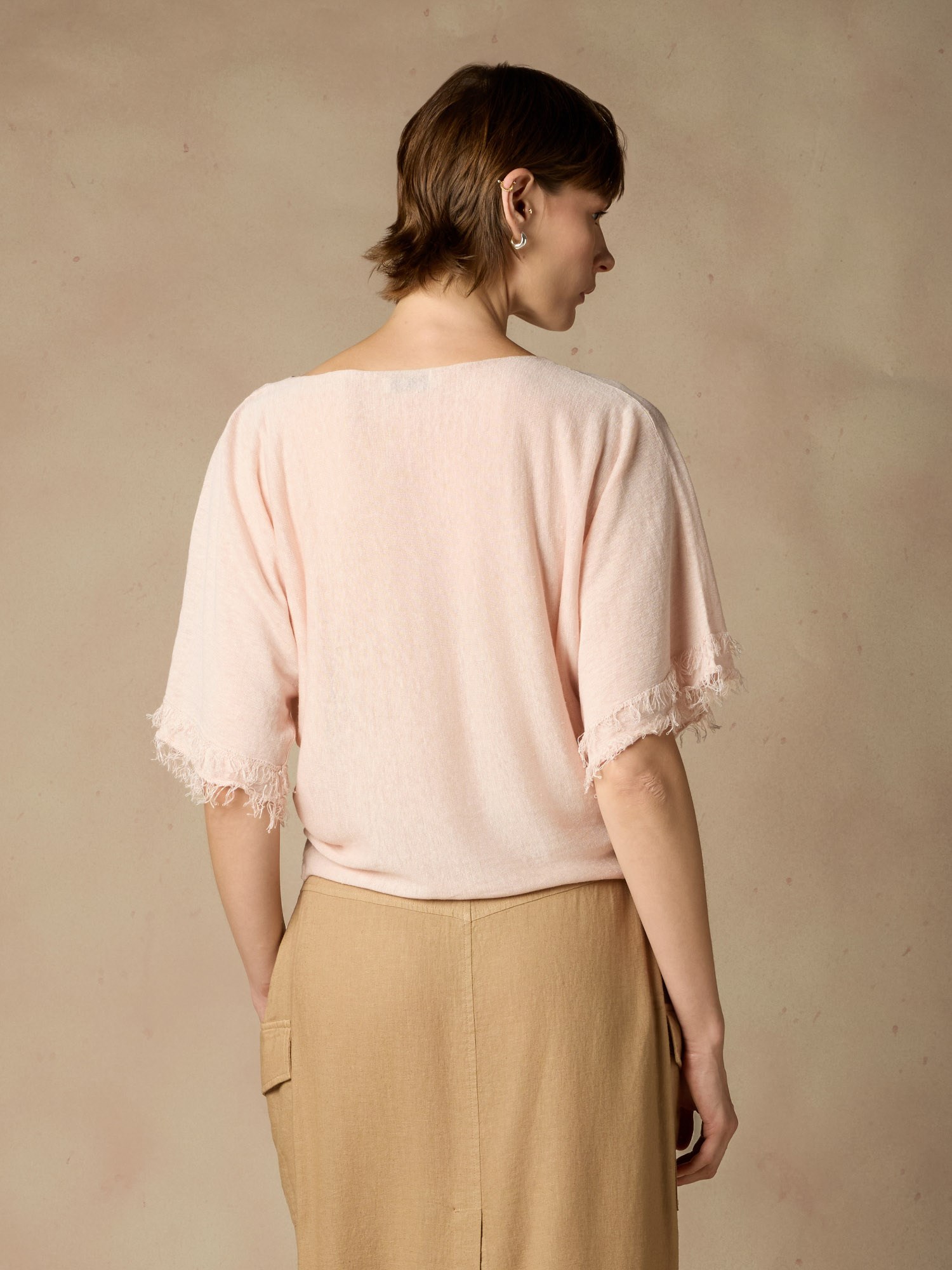 Ballantyne KIMONO-TOP AUS REINEM LEINEN - COD. B1W298 14L00 11004