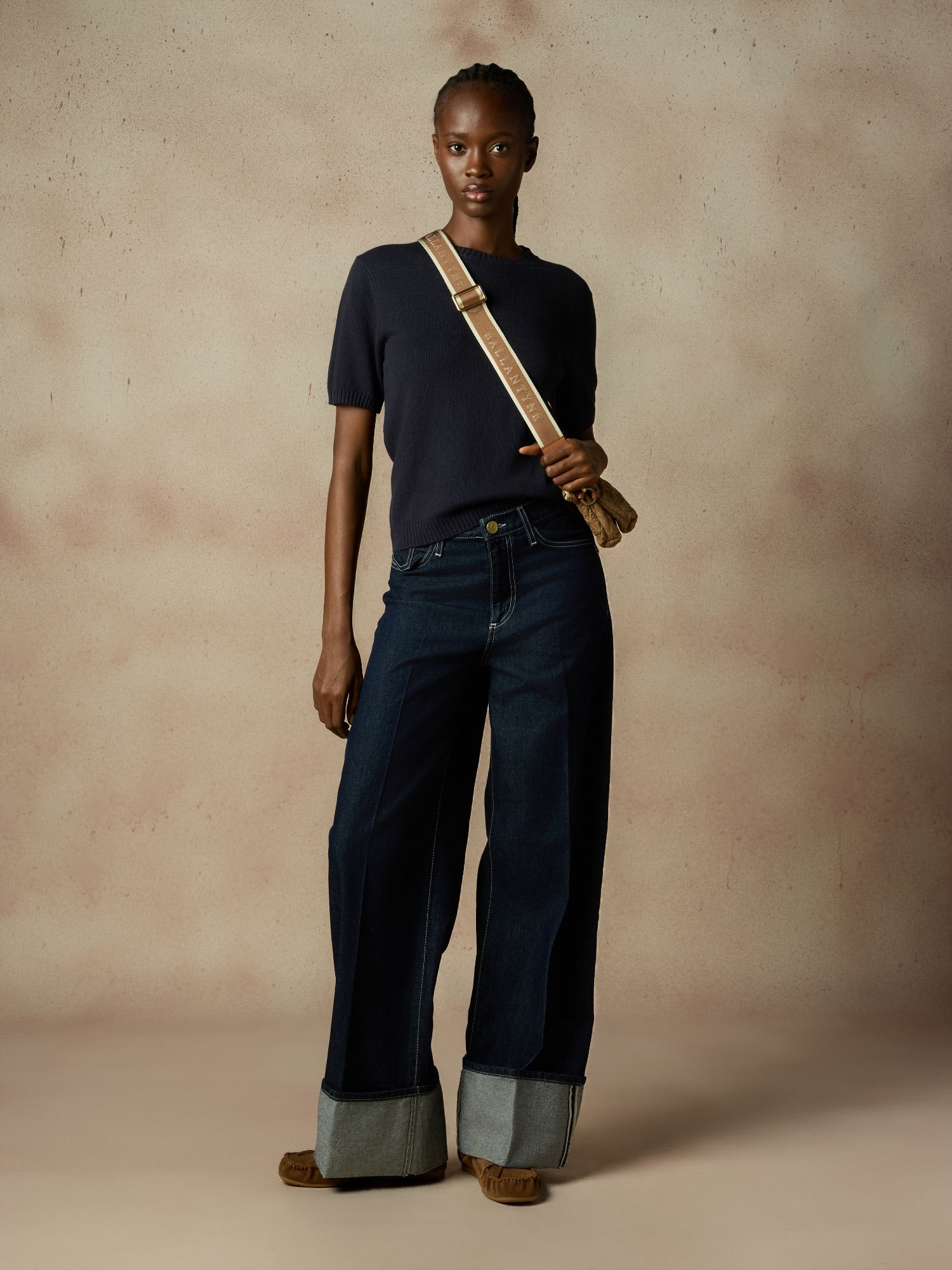 Ballantyne LINEN AND COTTON T-SHIRT - COD. B1W295 7C000 13777
