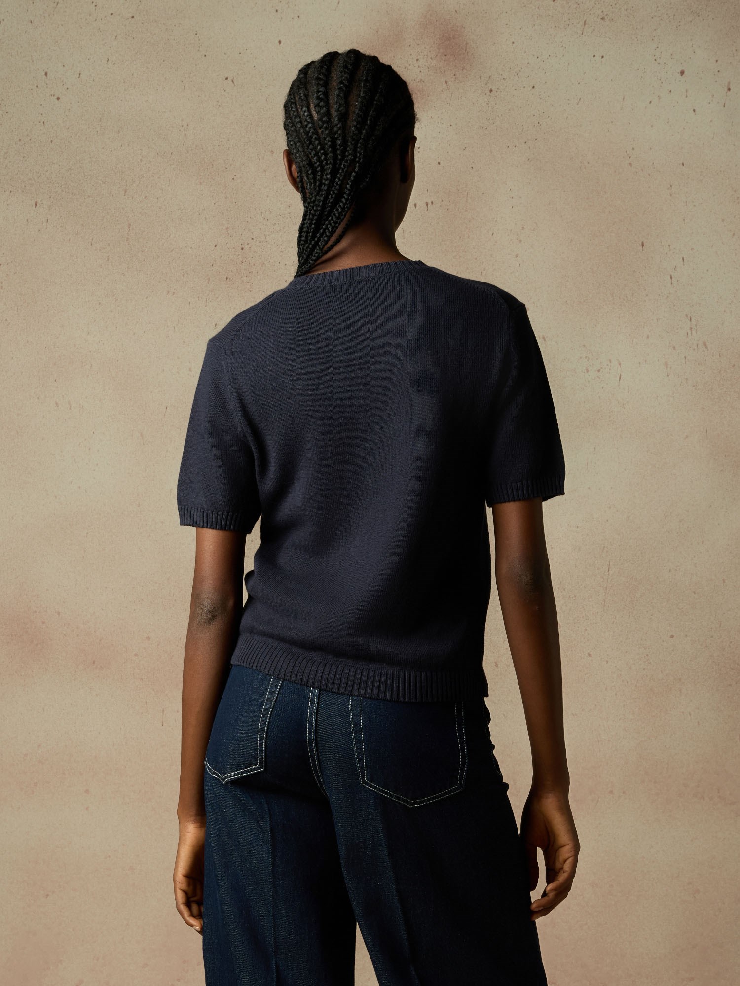 Ballantyne LINEN AND COTTON T-SHIRT - COD. B1W295 7C000 13777