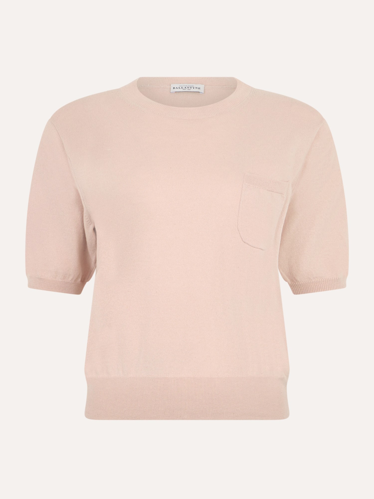 Ballantyne KURZÄRMLIGER PULLOVER AUS BAUMWOLL-CASCHMERE-MIX - COD. B1W321 14C21 11168
