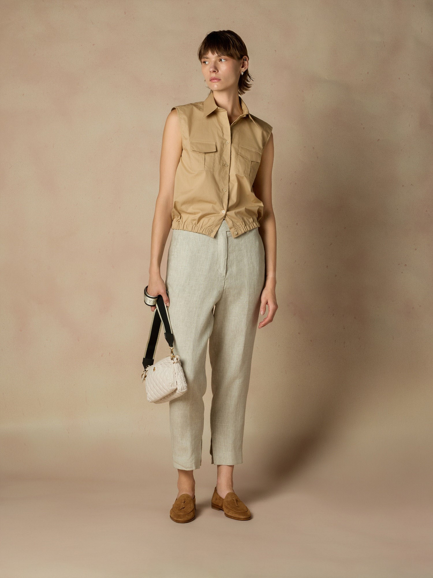 Ballantyne SLEEVELESS SHIRT IN PURE COTTON - COD. BLH207 UCT1D 14174