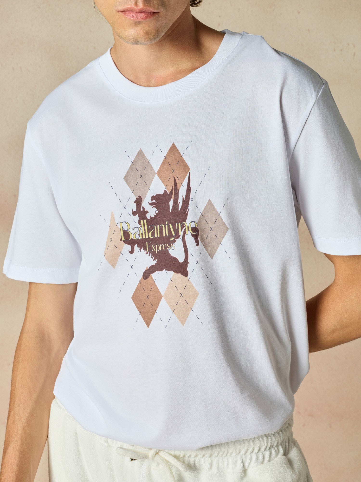 Ballantyne COTTON T-SHIRT WITH CREST - COD. BMW282 UCTH4 10156