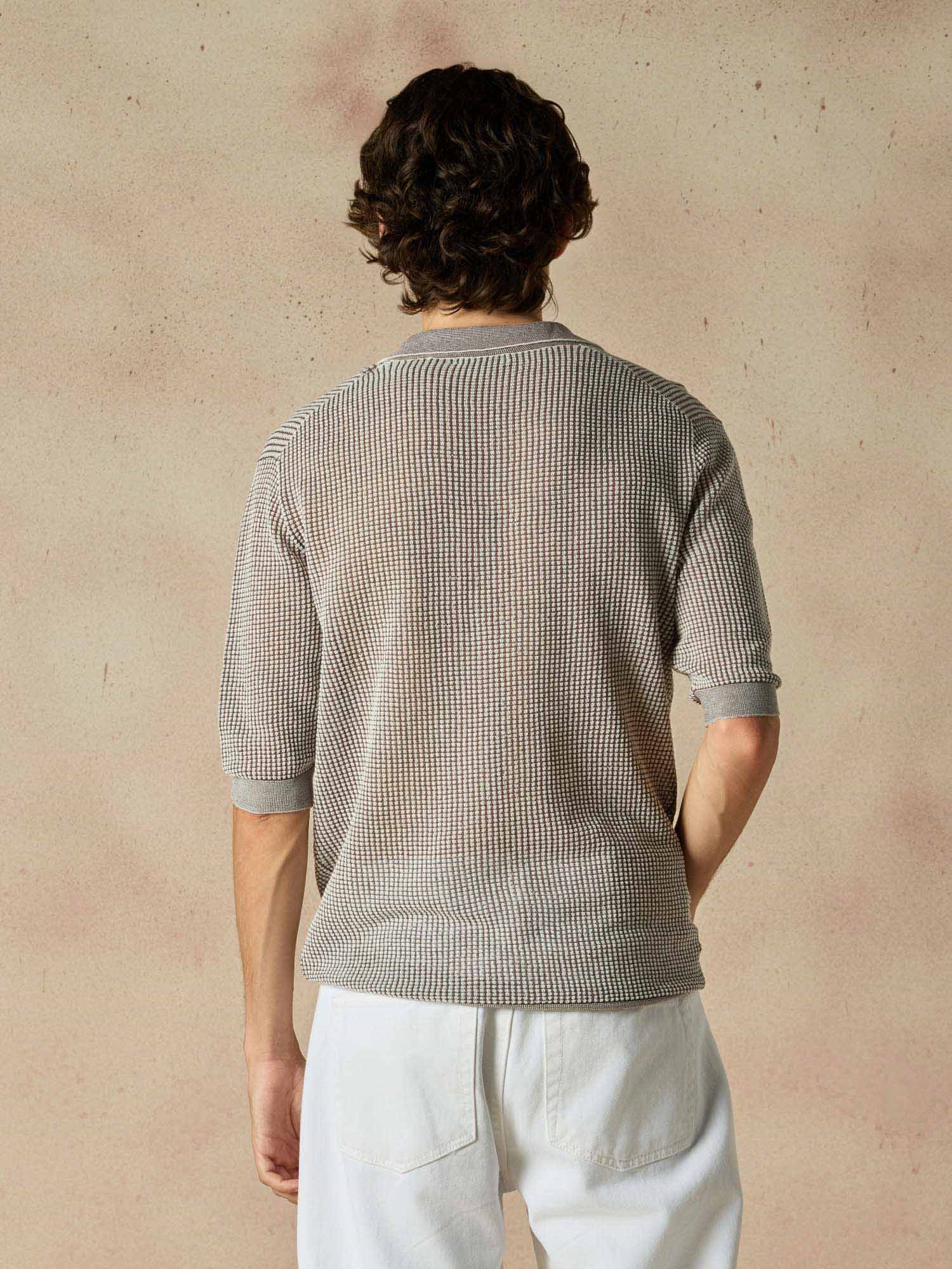 Ballantyne POLO SHIRT IN COTTON LINEN BLEND - COD. B2W246 14CZ9 98156