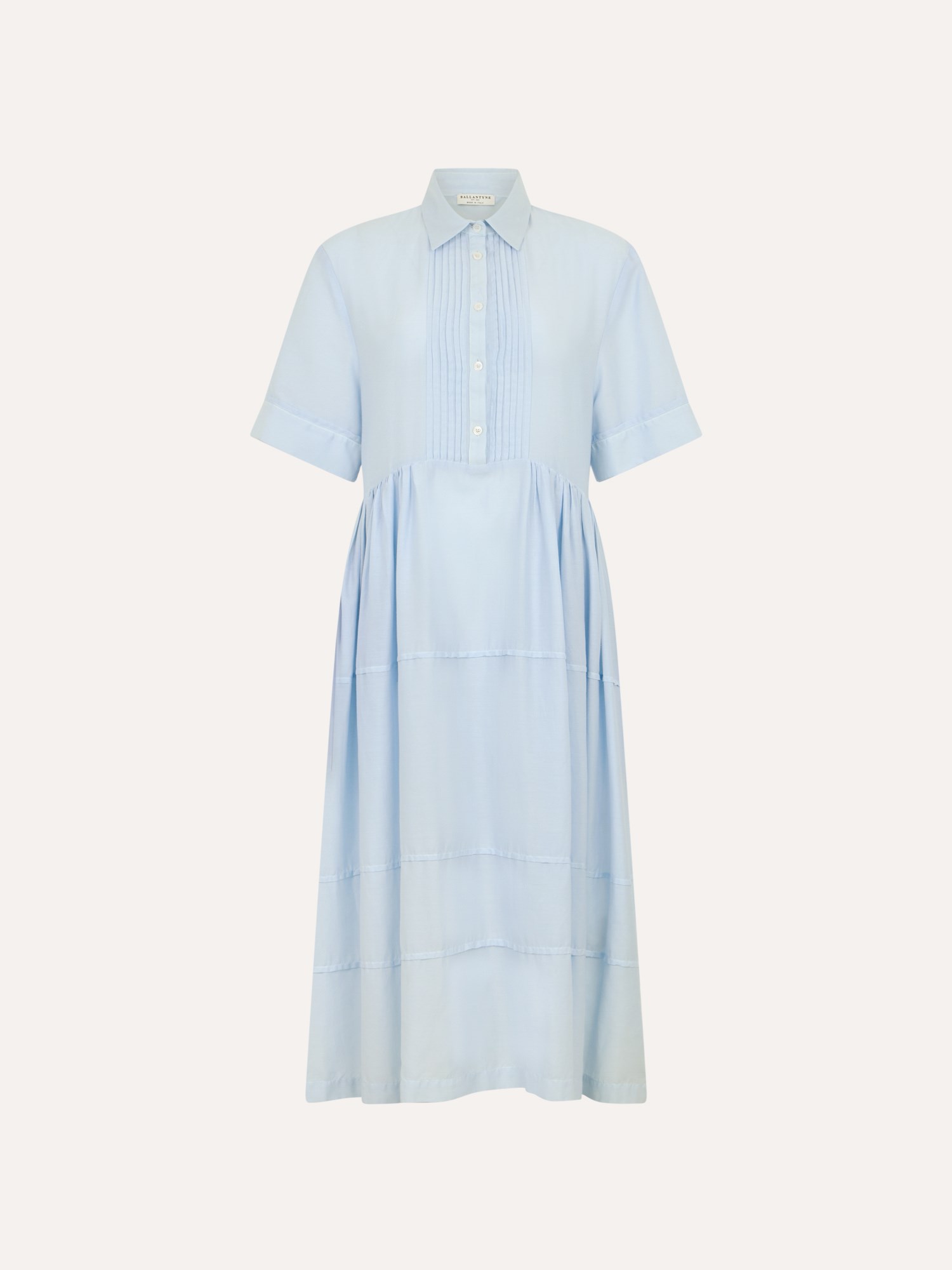 Ballantyne MIDI DRESS IN COTTON SILK BLEND - COD. BLD260 UCS01 13155