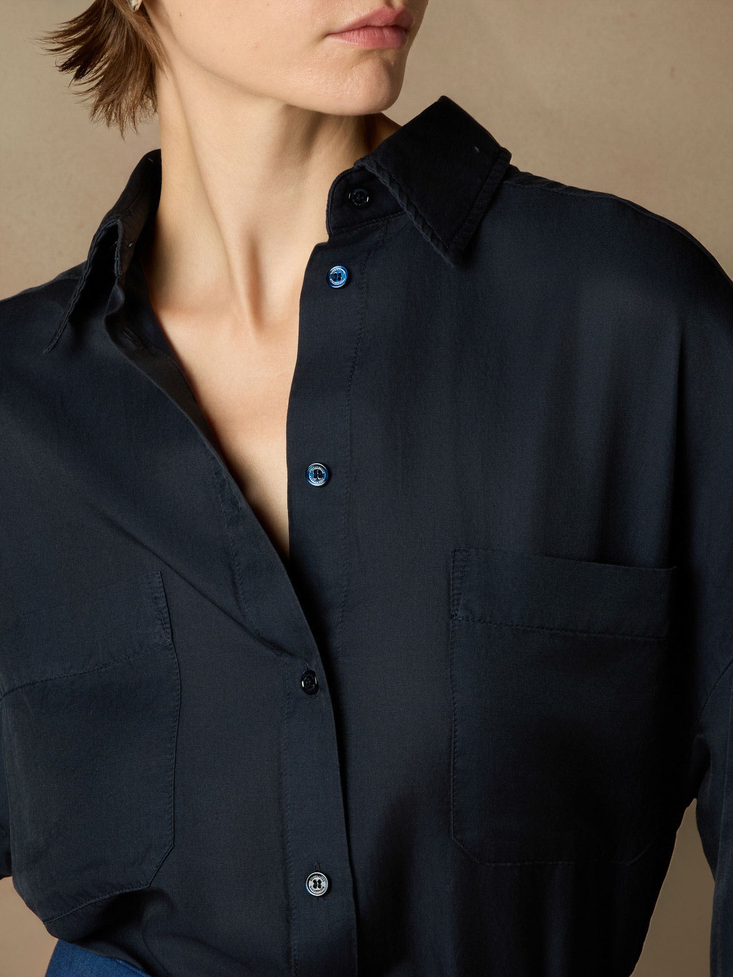 Ballantyne OVERSIZED COTTON SILK SHIRT - COD. BLH138 UCS01 13777