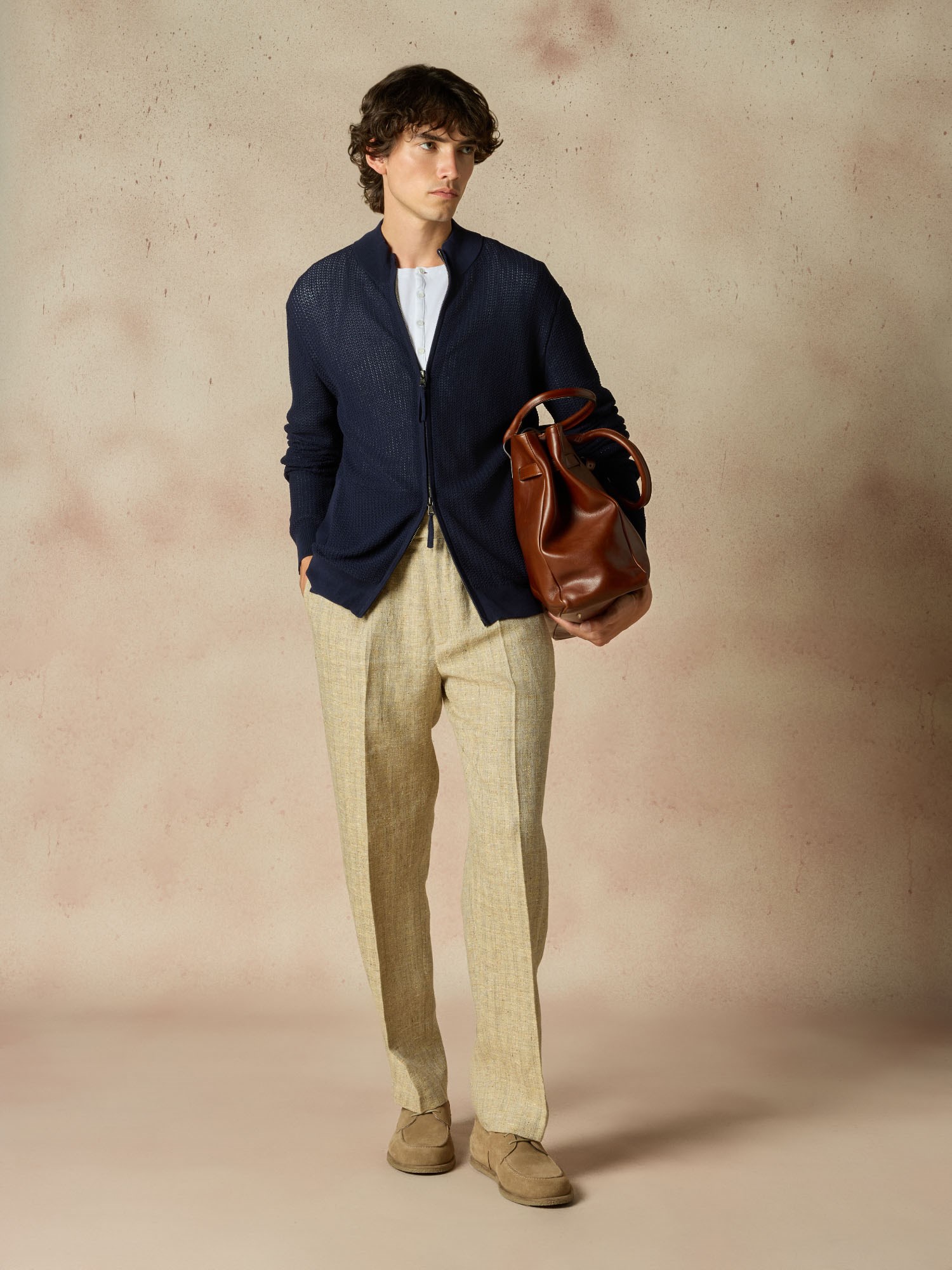 Ballantyne FULL ZIP CARDIGAN IN PURE COTTON - COD. B2K222 14C02 13777