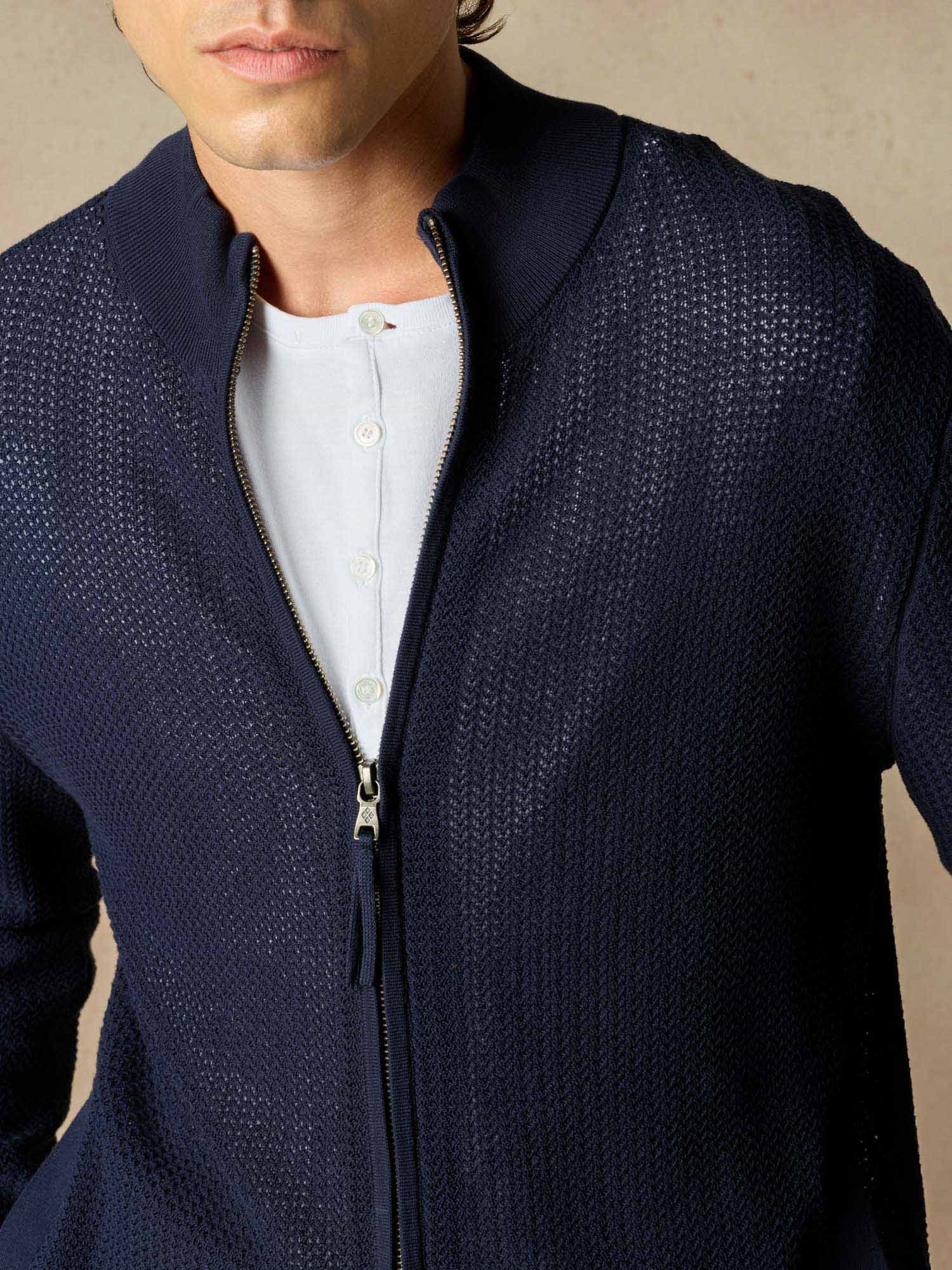 Ballantyne FULL ZIP CARDIGAN IN PURE COTTON - COD. B2K222 14C02 13777