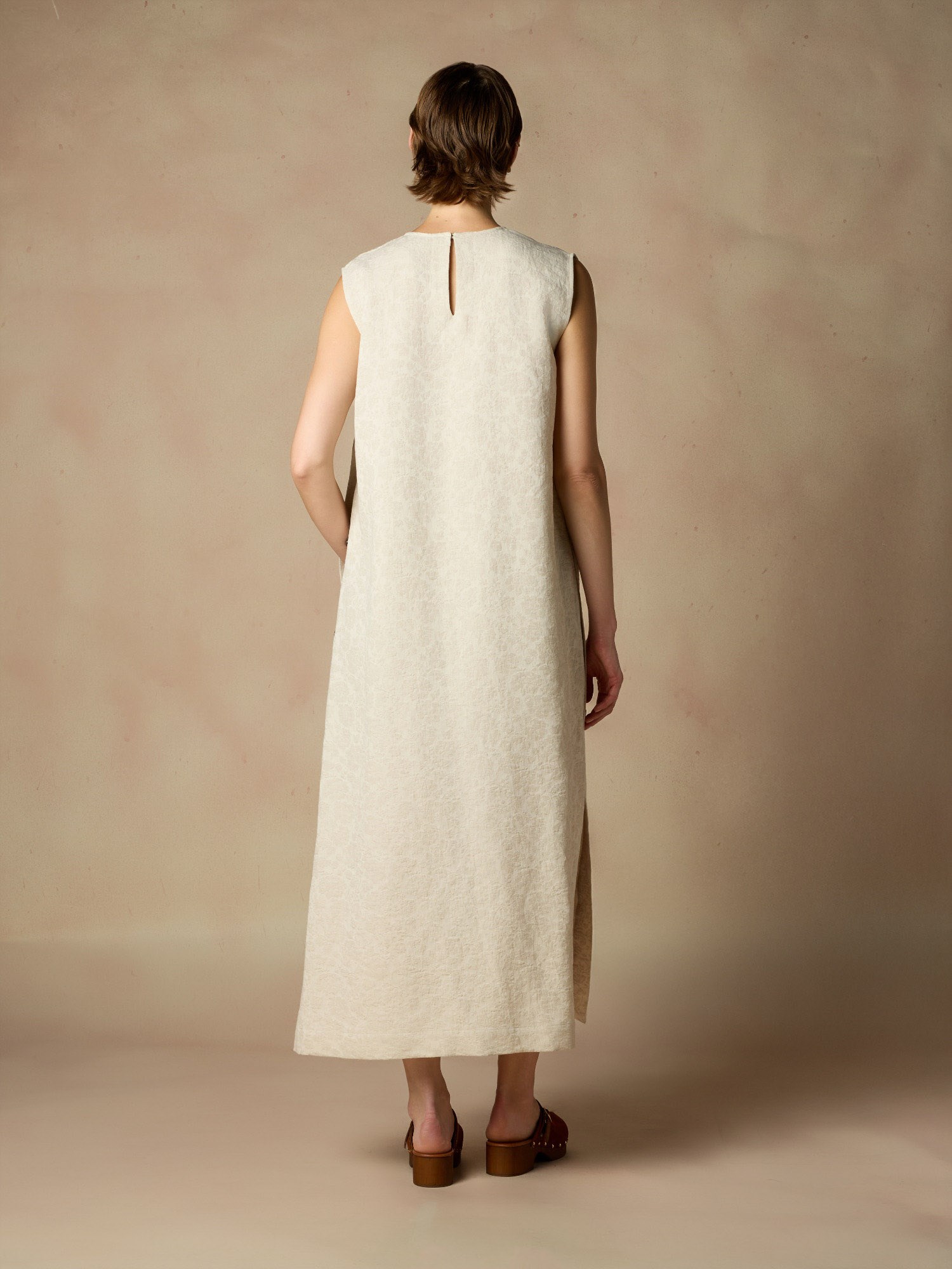 Ballantyne TUNIC DRESS IN COTTON LINEN BLEND - COD. BLD261 JCL00 14304