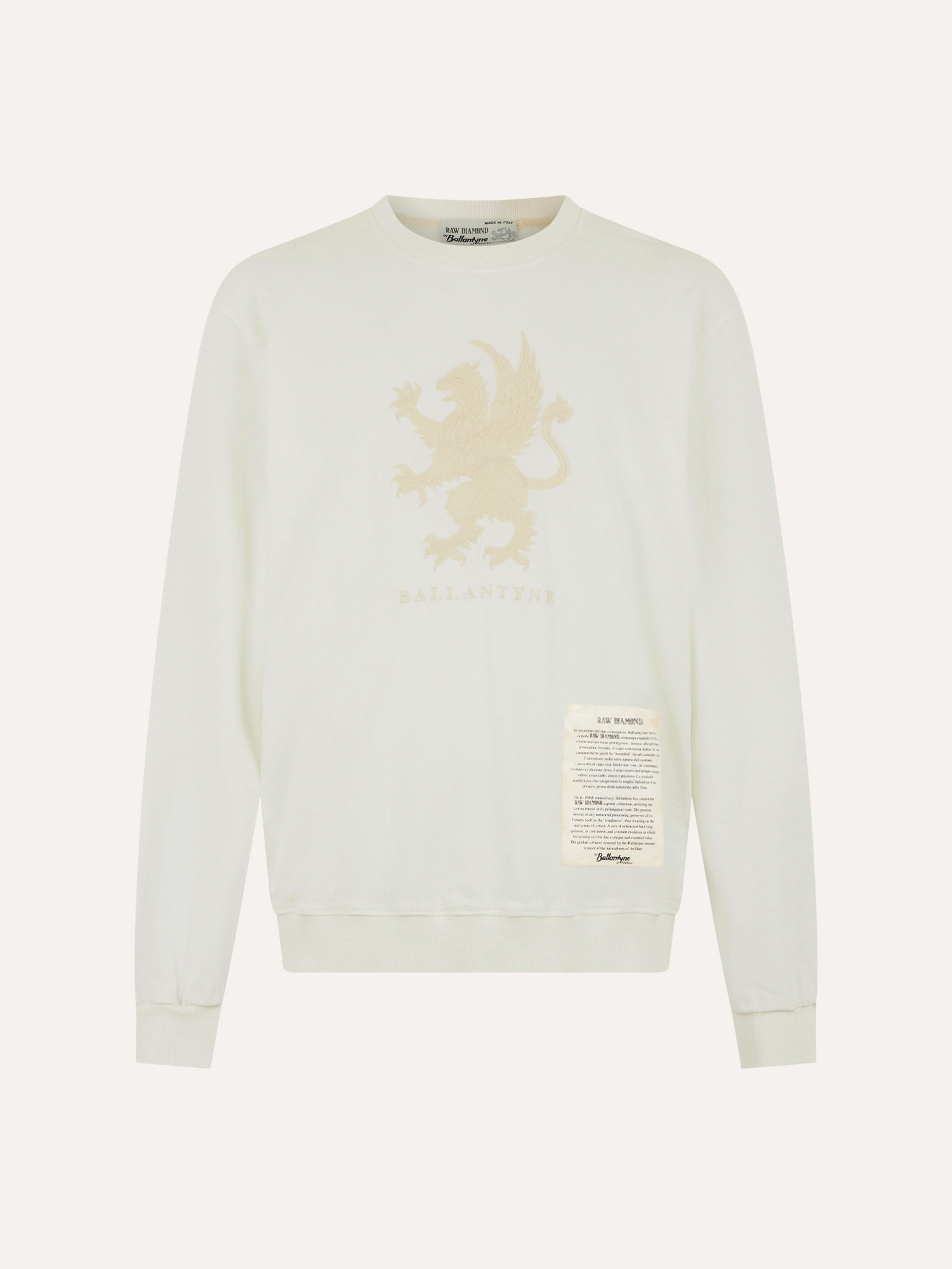 Ballantyne RAW DIAMOND - CREST SWEATSHIRT - COD. B4W279 UCT96 10018