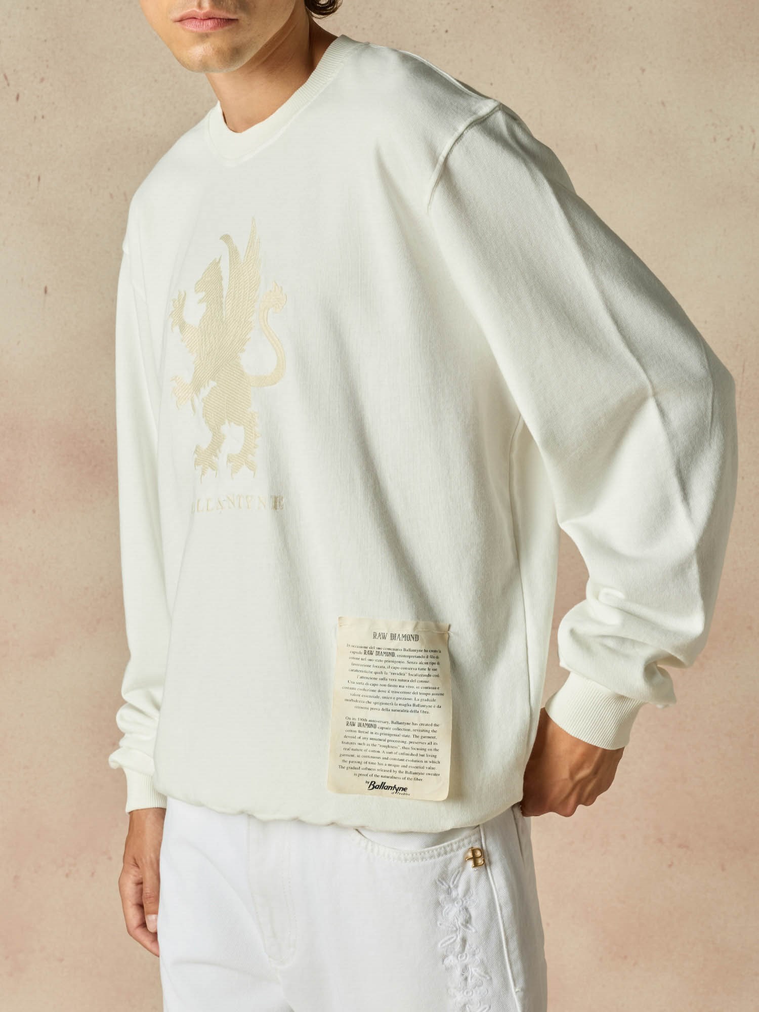 Ballantyne RAW DIAMOND - CREST SWEATSHIRT - COD. B4W279 UCT96 10018