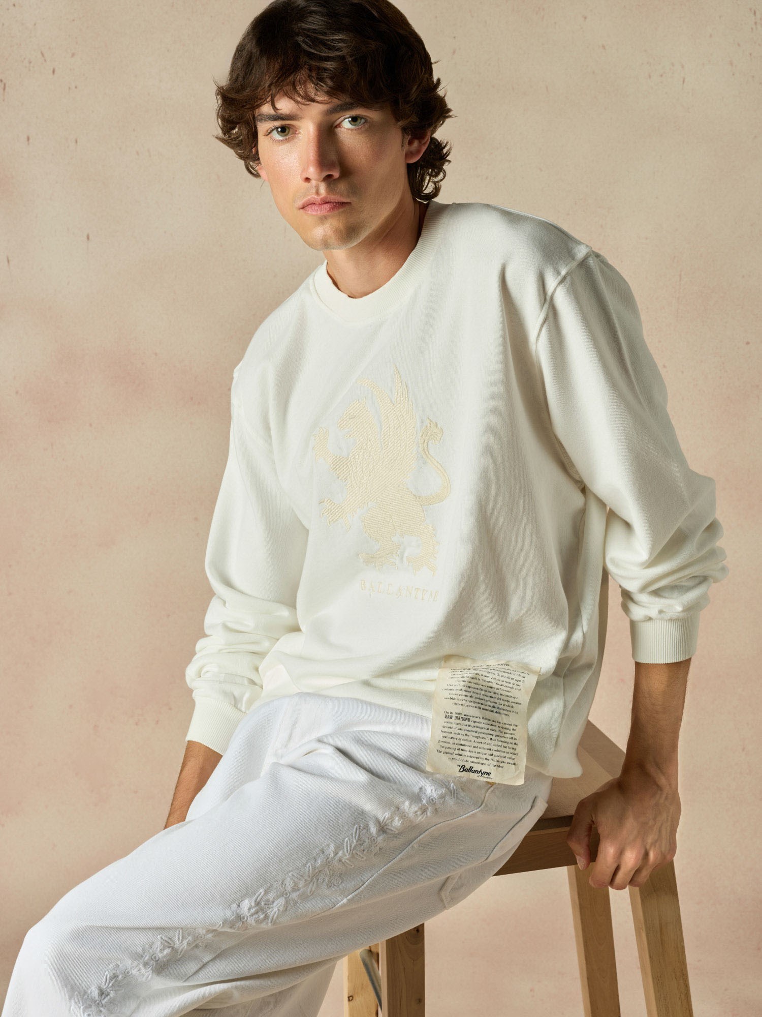 Ballantyne RAW DIAMOND - CREST SWEATSHIRT - COD. B4W279 UCT96 10018