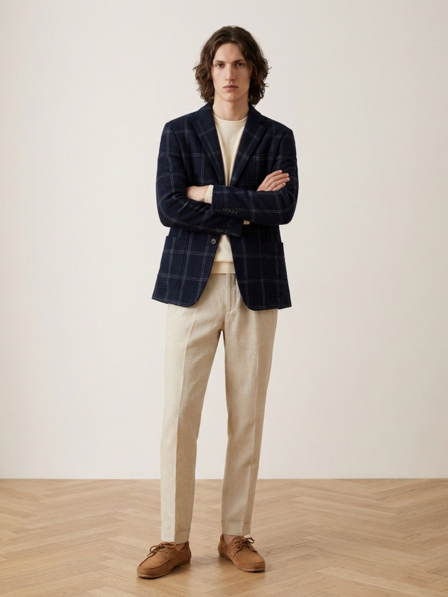 Ballantyne DESTRUCTURED CHECK BLAZER - COD. BMJ036 QCP00 73500