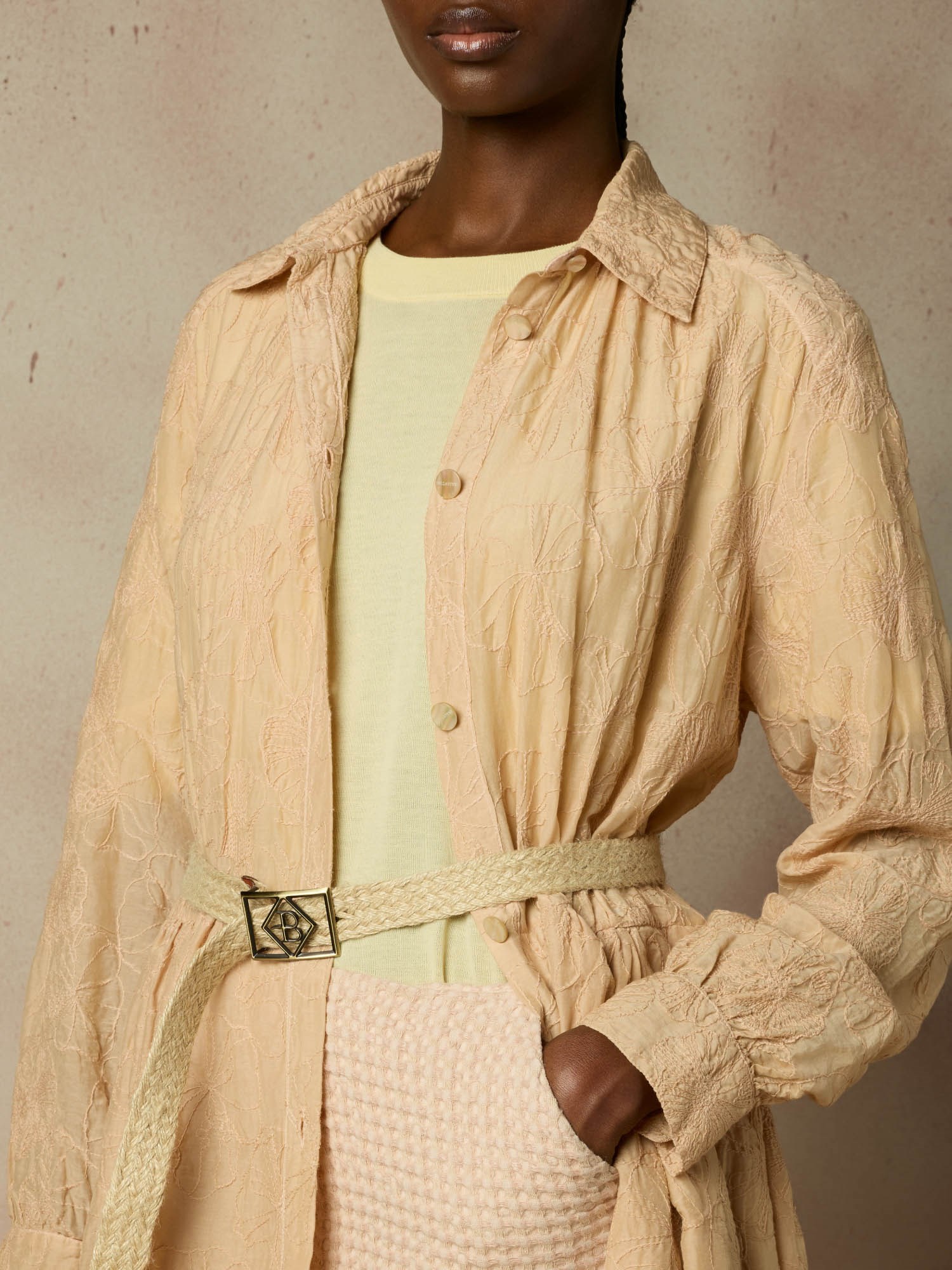 Ballantyne SHIRT DRESS IN COTTON AND SILK - COD. BLD258 RCS00 11204
