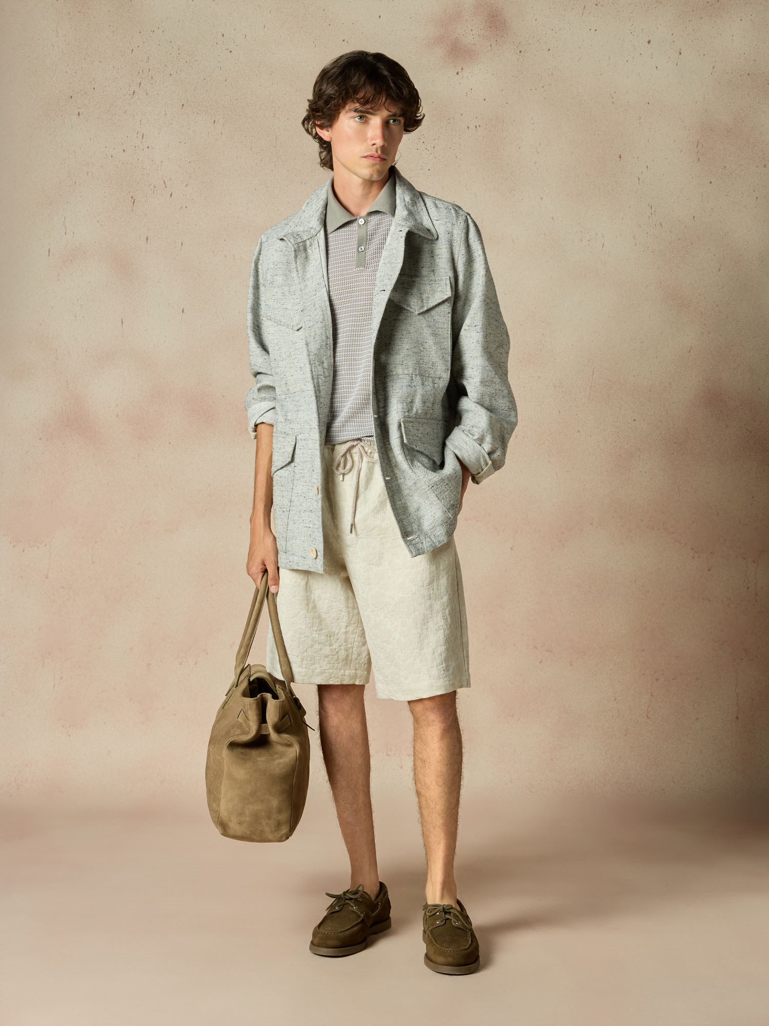 Ballantyne SUMMER JACKET IN LINEN BLEND - COD. BMJ046 ULR01 15004