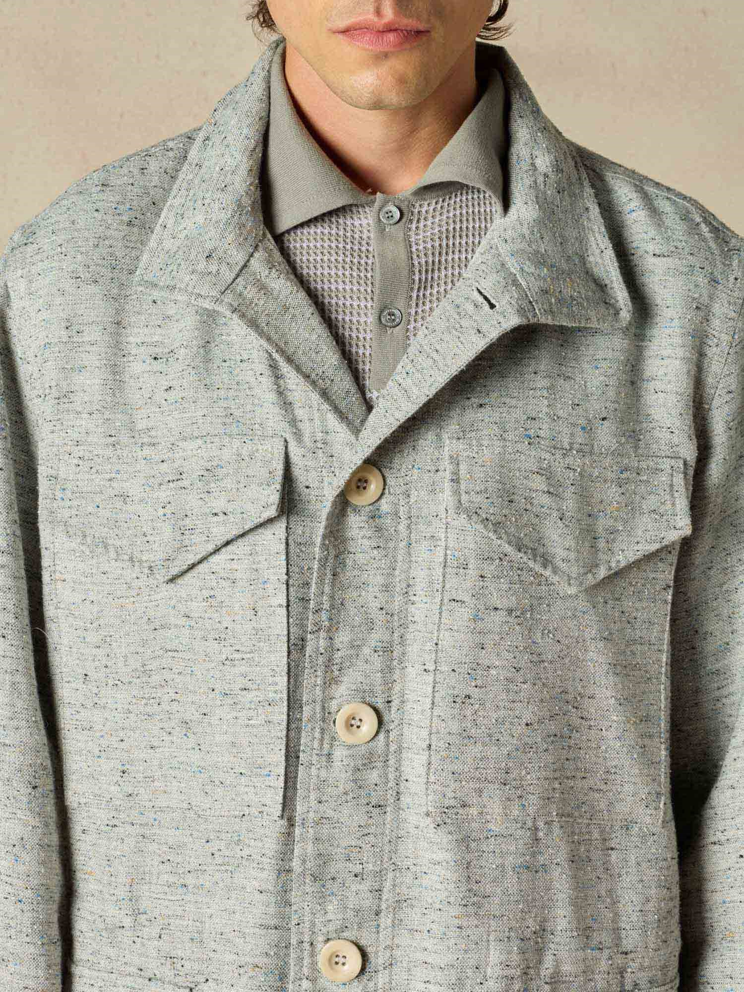 Ballantyne SUMMER JACKET IN LINEN BLEND - COD. BMJ046 ULR01 15004